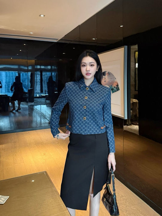 Gu* 25fw denim jacket