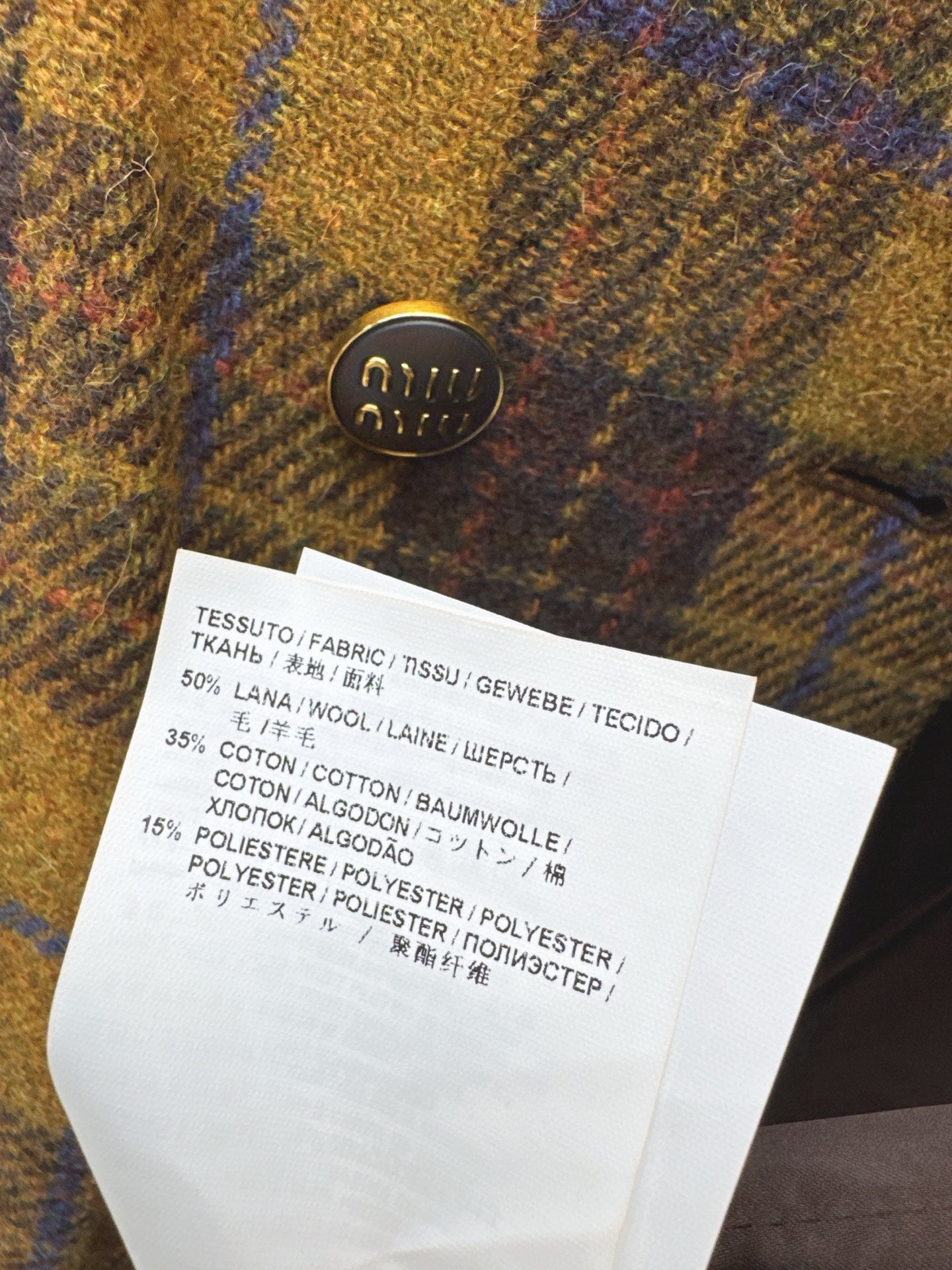 M*u 25fw wool jacket