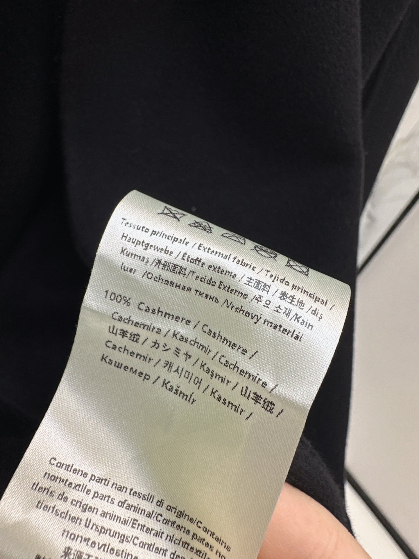 FD* 25fw cashmere jacket