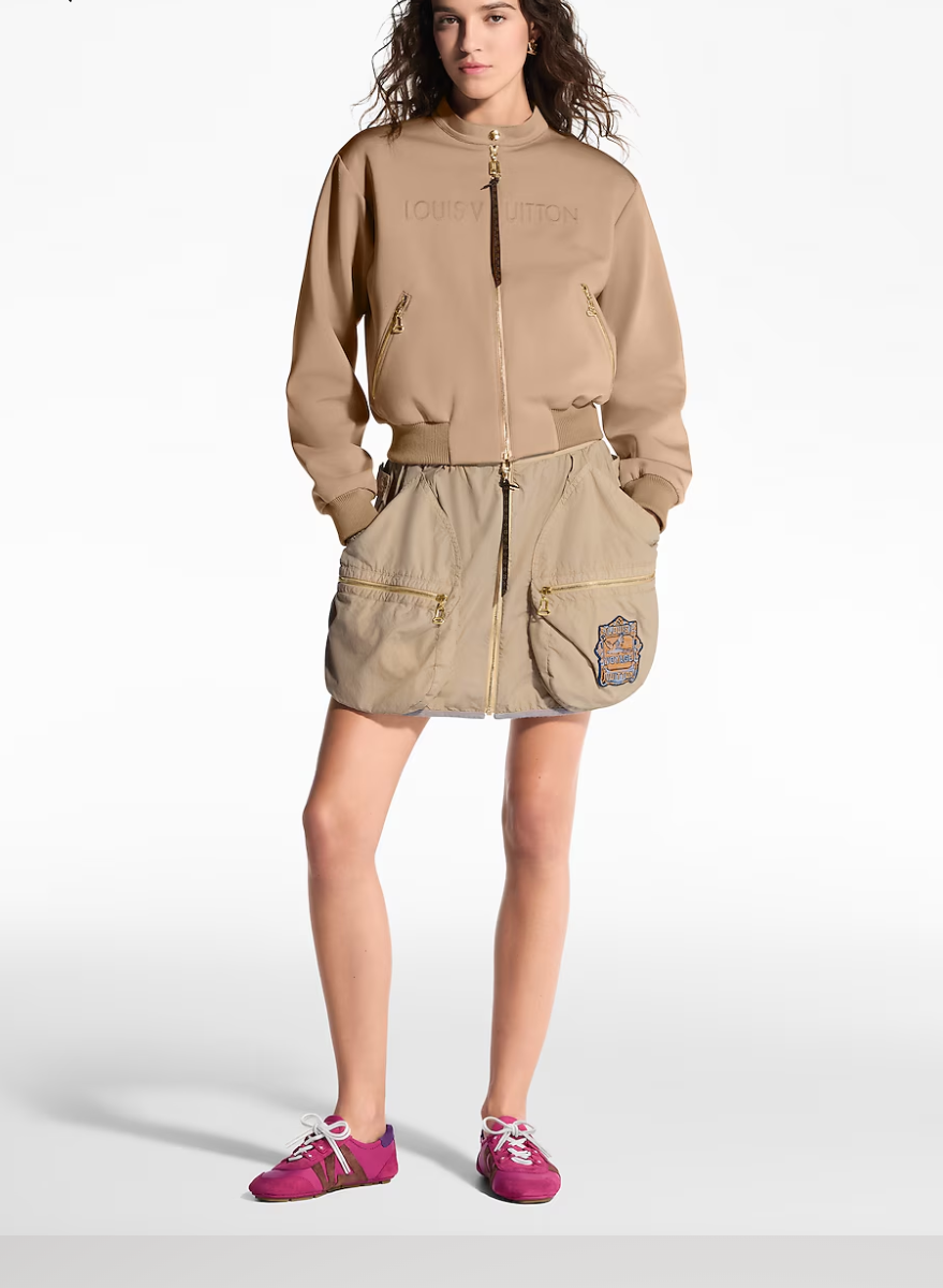 Loui* Embossed Bomber Jacket