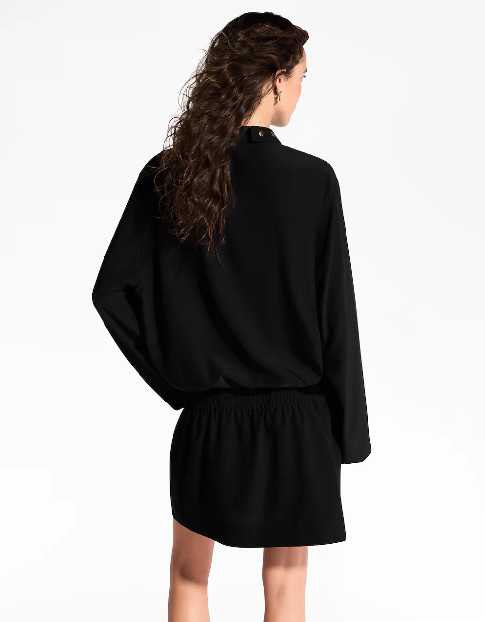 Loui* 25ss Long-Sleeved Lavallière Dress