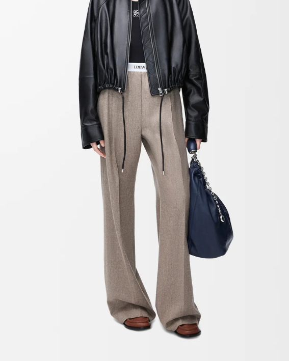 Loe* 25ss trousers in wool and cashmere