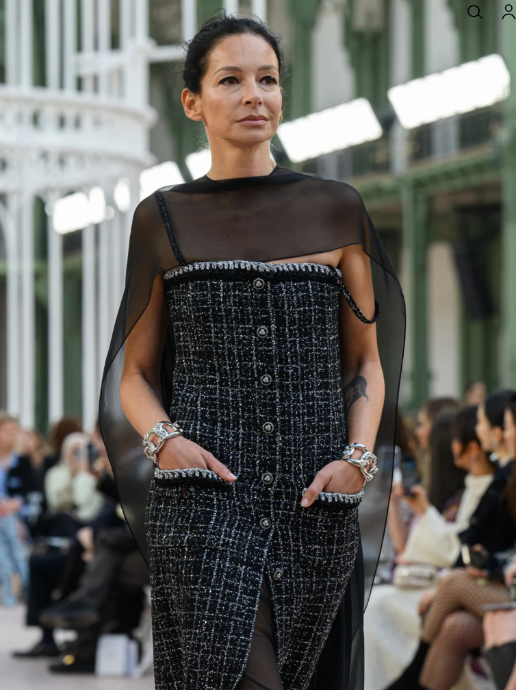 C*nel 25ss glittered tweed dress twinset