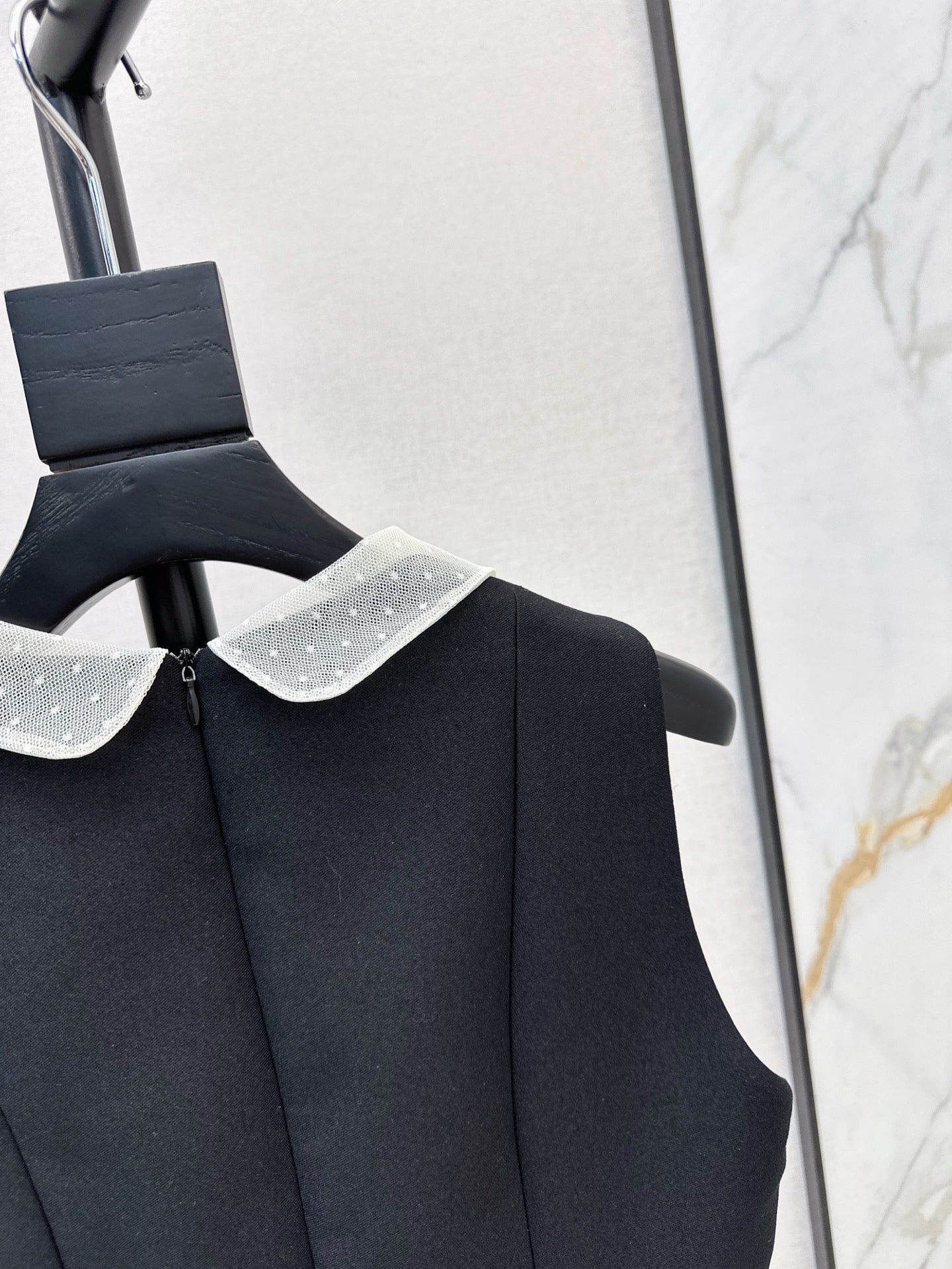 Valen* 25ss Lace collar baby doll dress