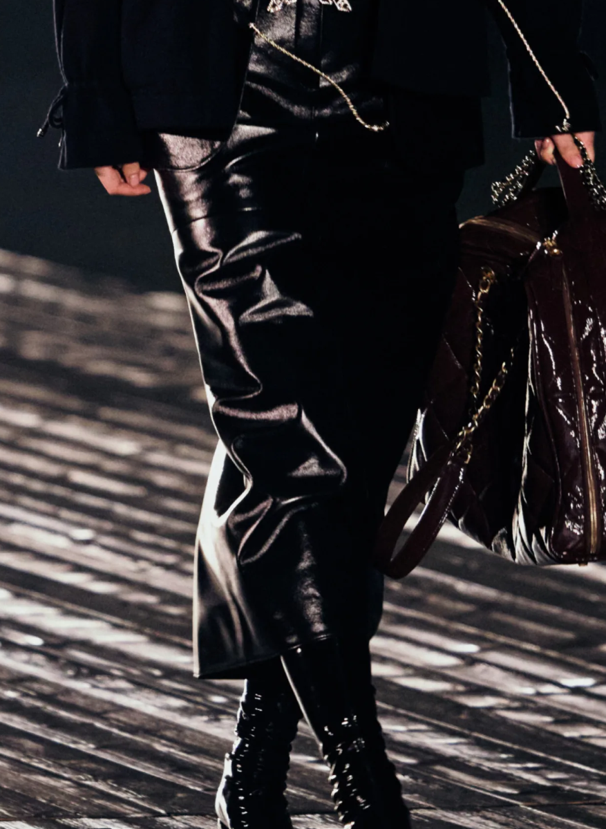 C*nel 25ss lambskin skirt