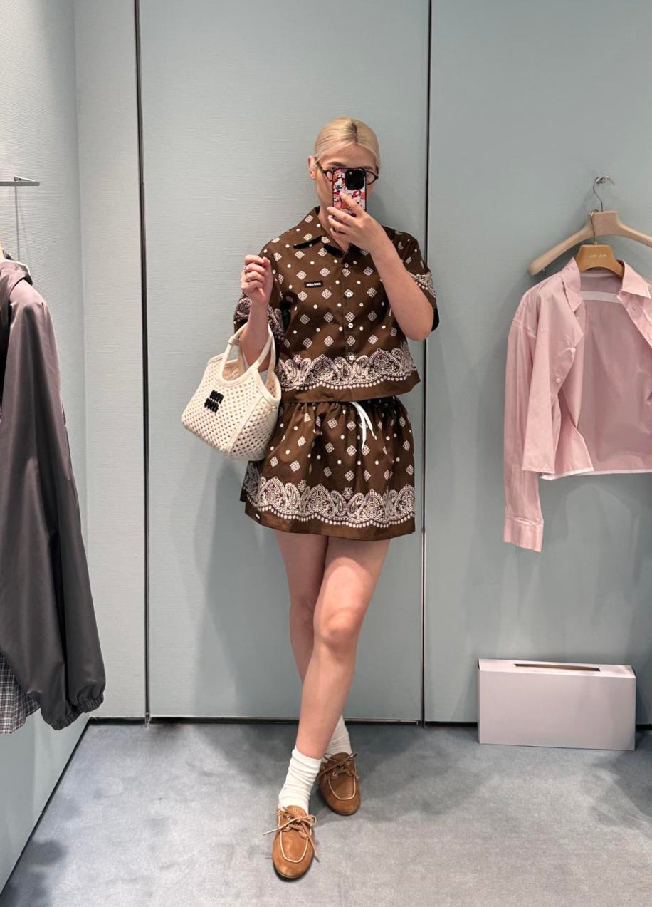 M*u 25ss printed shirt