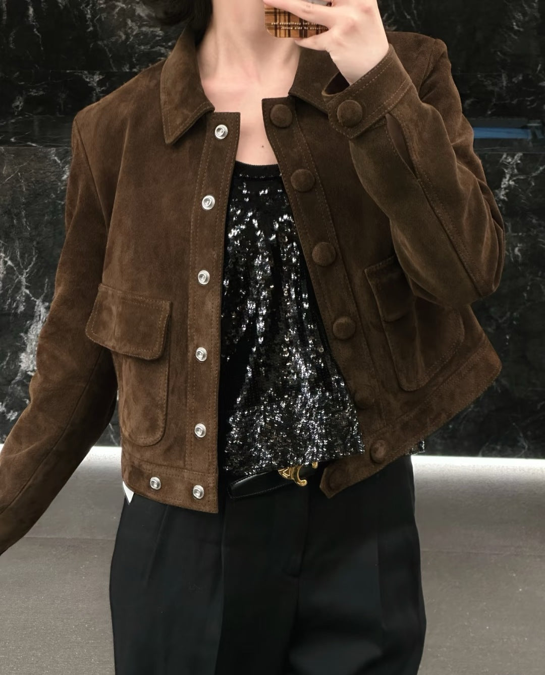 Cel* 25ss suede jacket