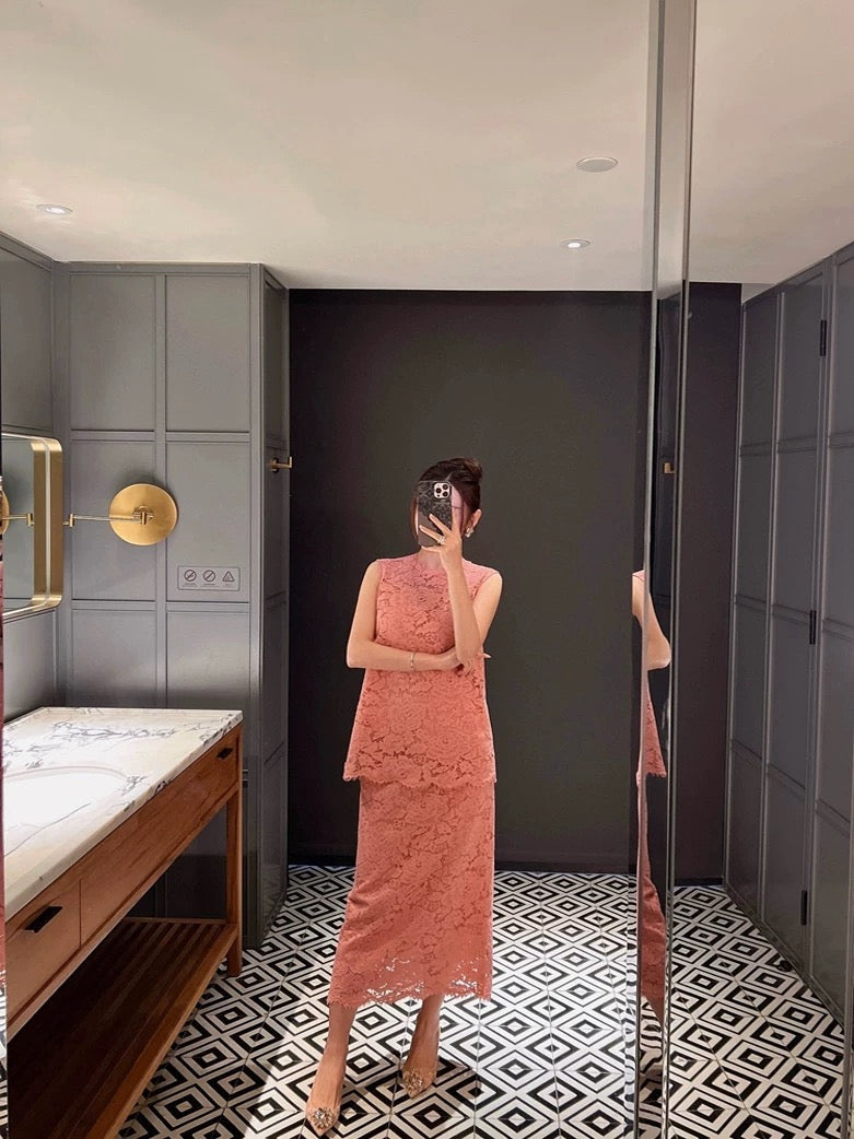 D*Gab 25ss floral lace top