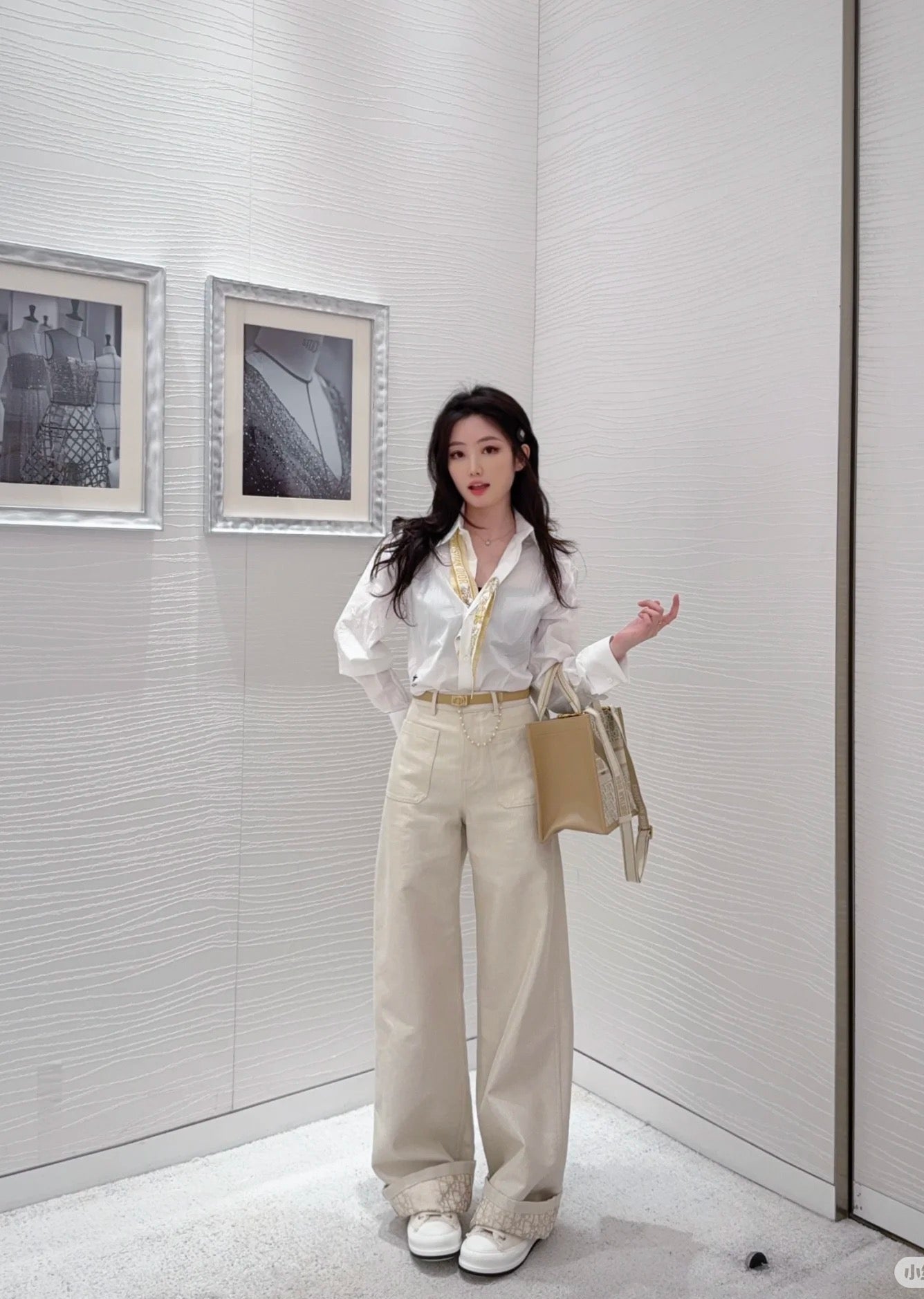 D*r 25ss Oblique Interior flared jeans