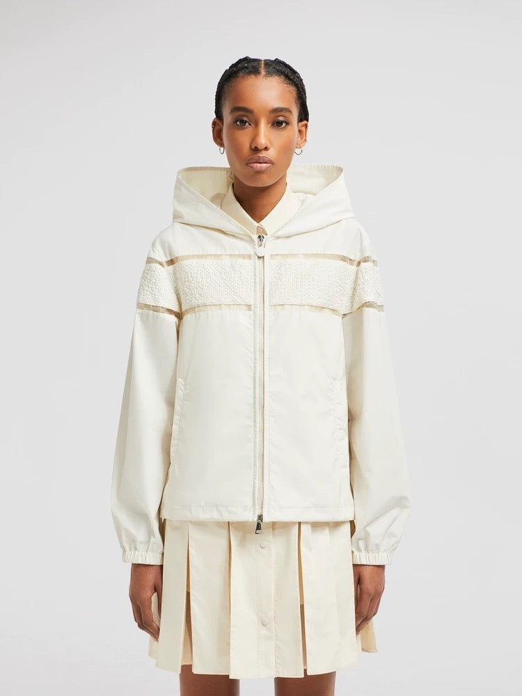 Monc* 25ss Embroidered Hooded Jacket