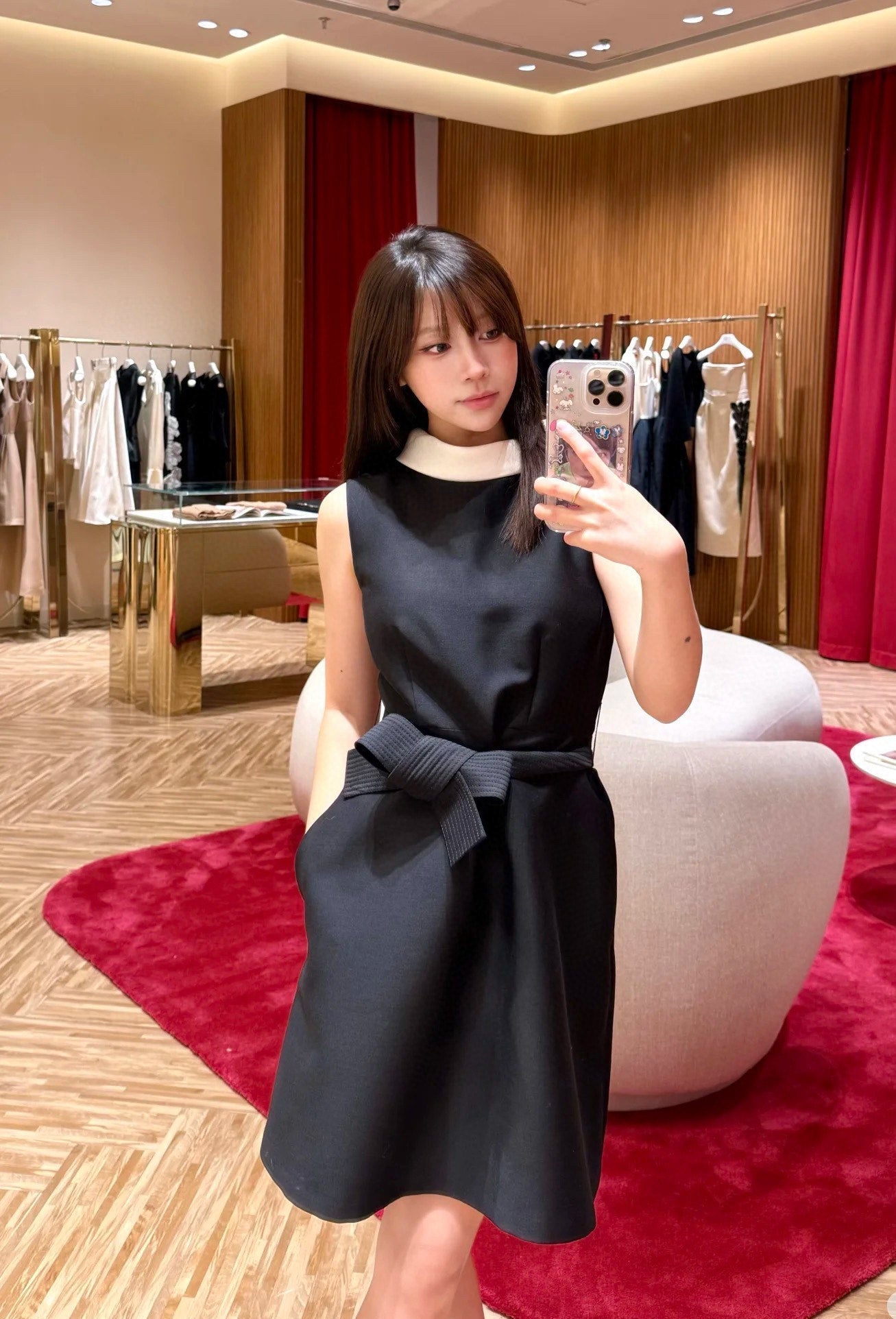 D*r 25ss tied belt short dress