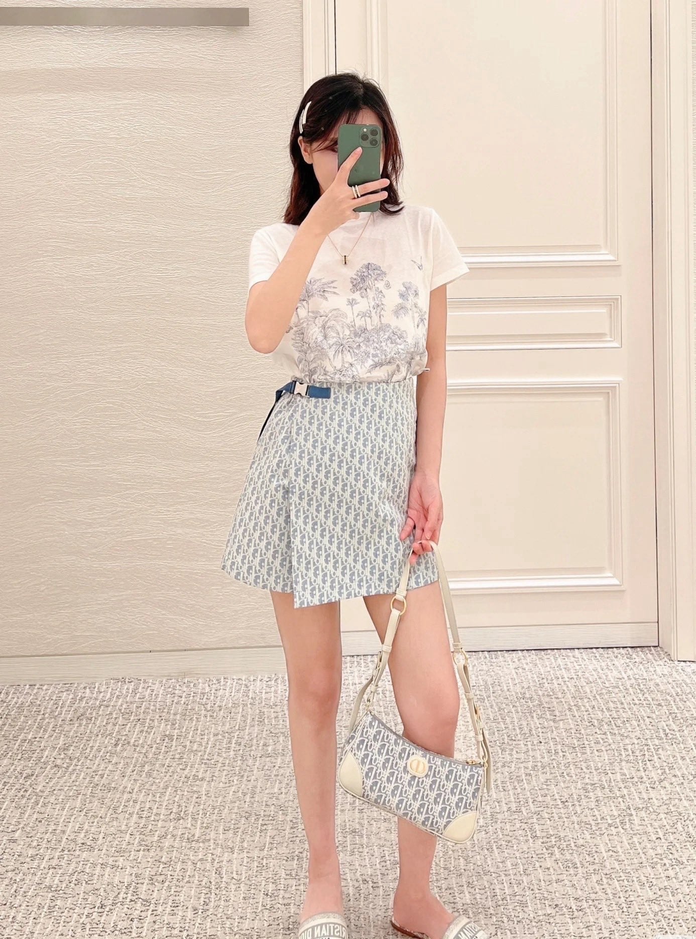 D*r 25ss printed cotton t-shirt