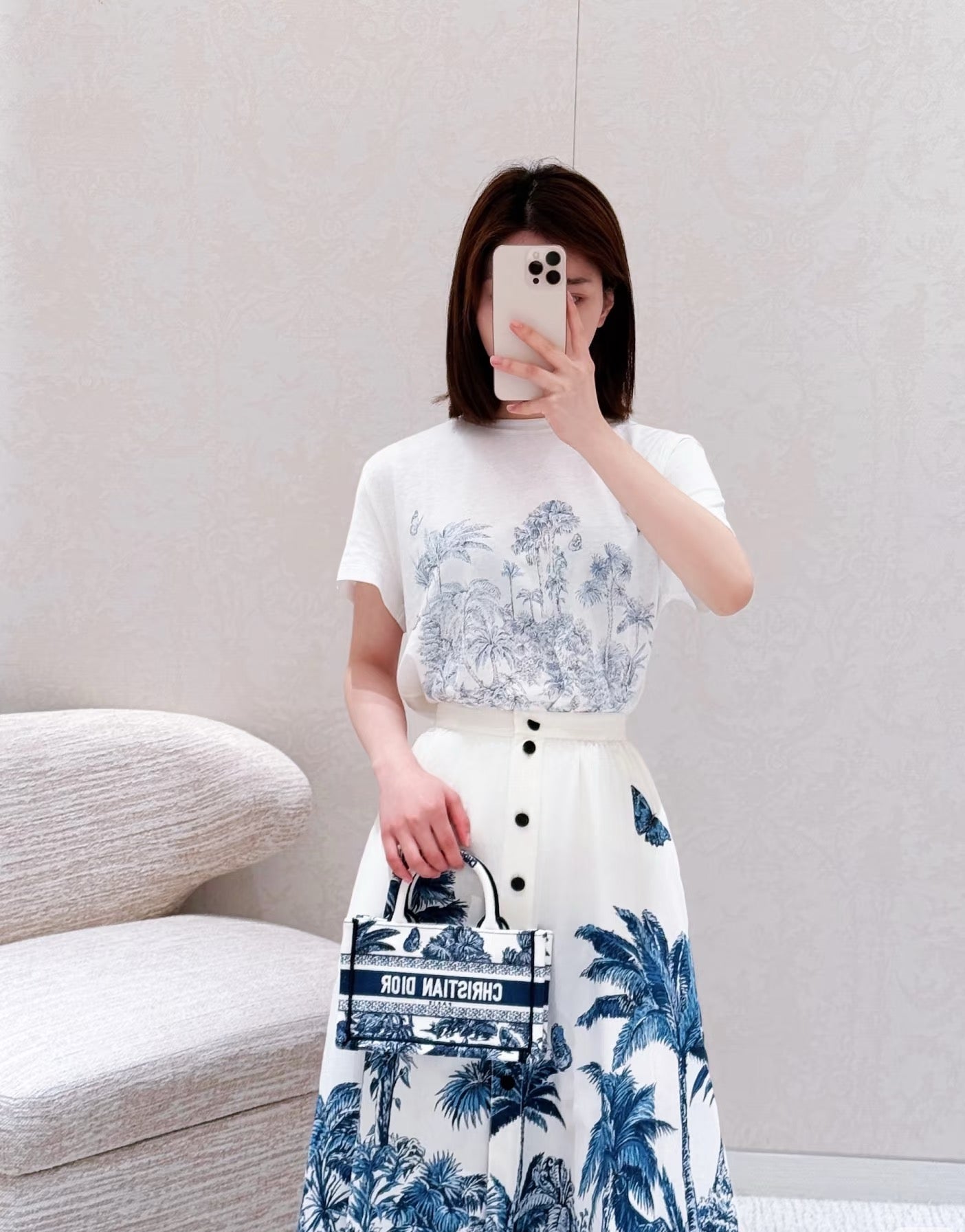 D*r 25ss printed cotton t-shirt