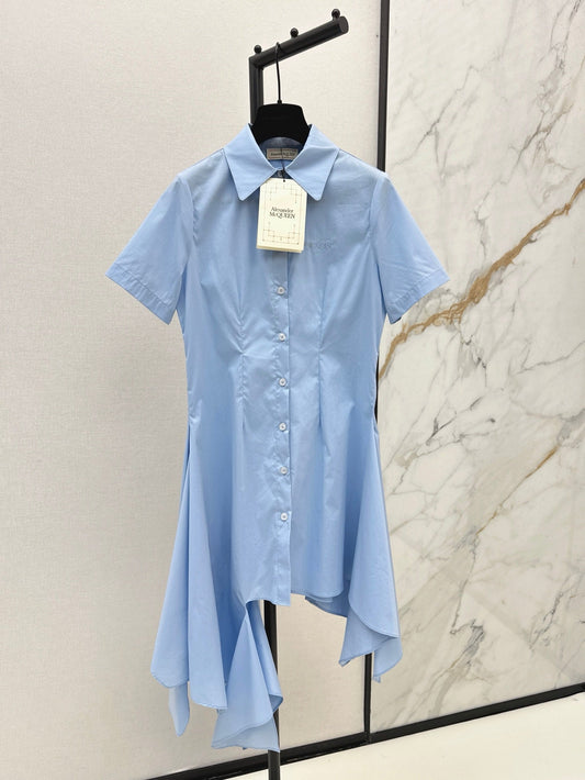 McQ* 25SS Irregular hem shirt dress