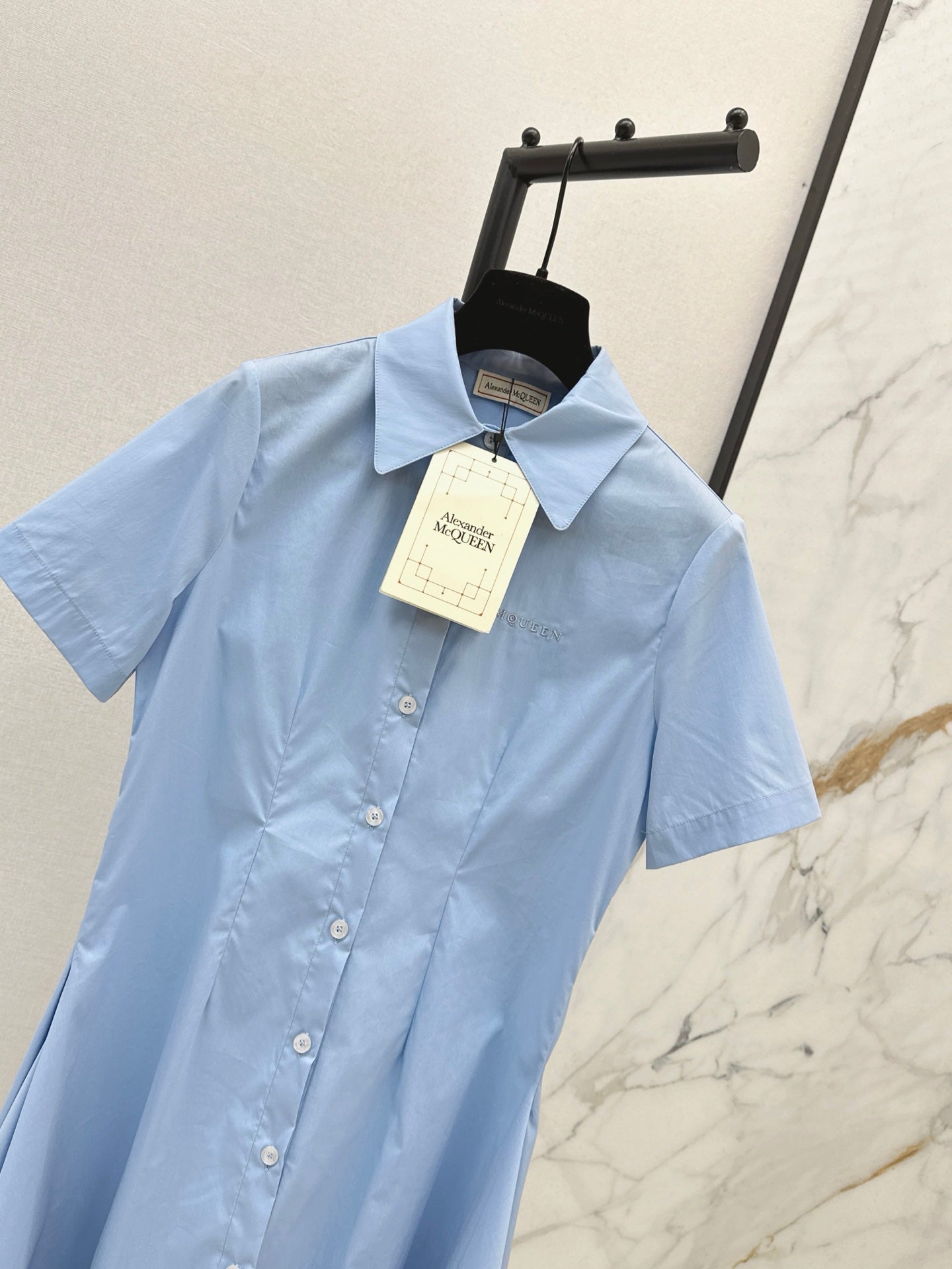 McQ* 25SS Irregular hem shirt dress