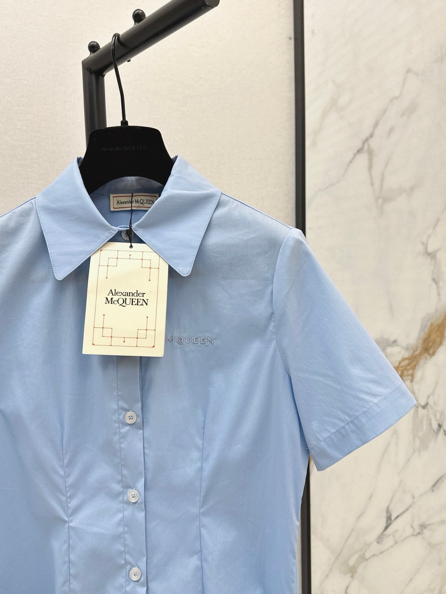 McQ* 25SS Irregular hem shirt dress