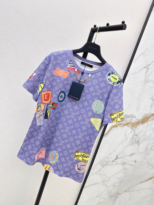 Loui* 25SS Printed badge T-shirt