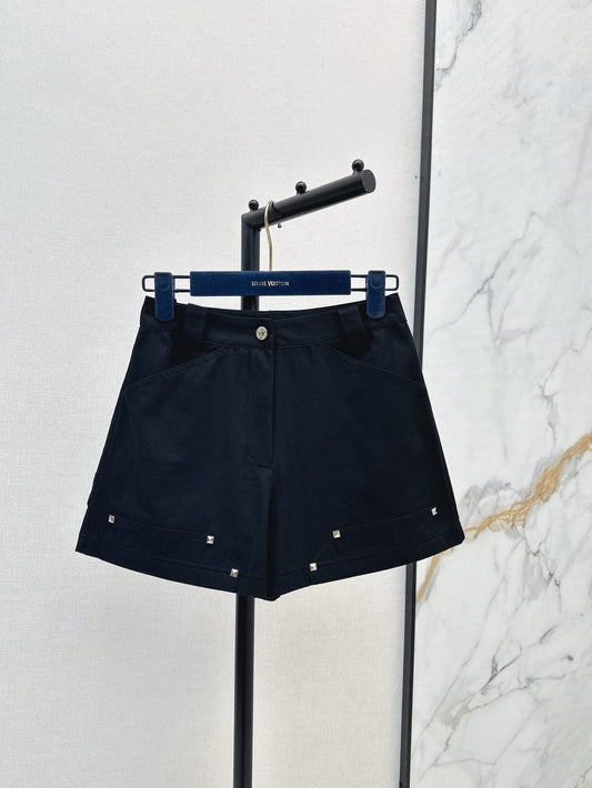 Loui* canvas cotton shorts