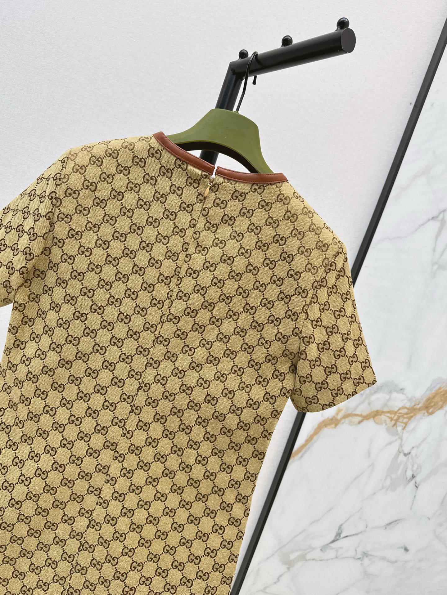 Gu* GG canvas dress with Horsebit