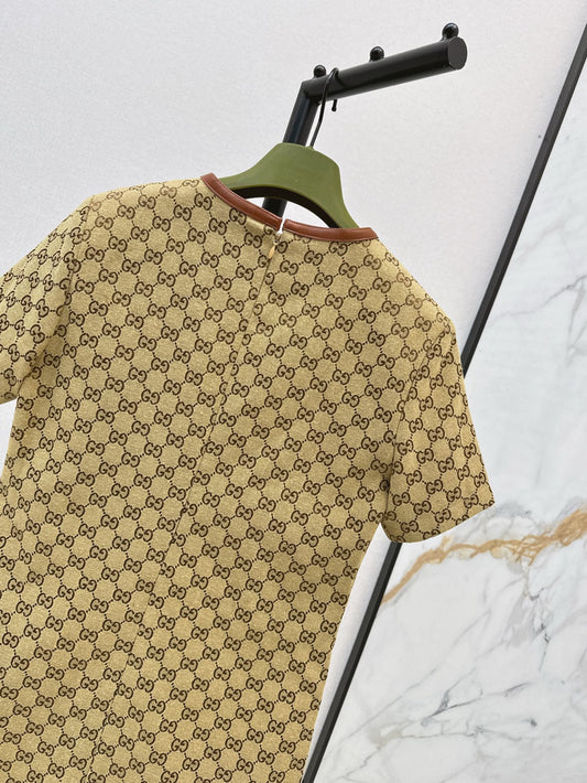 Gu* GG canvas dress with Horsebit