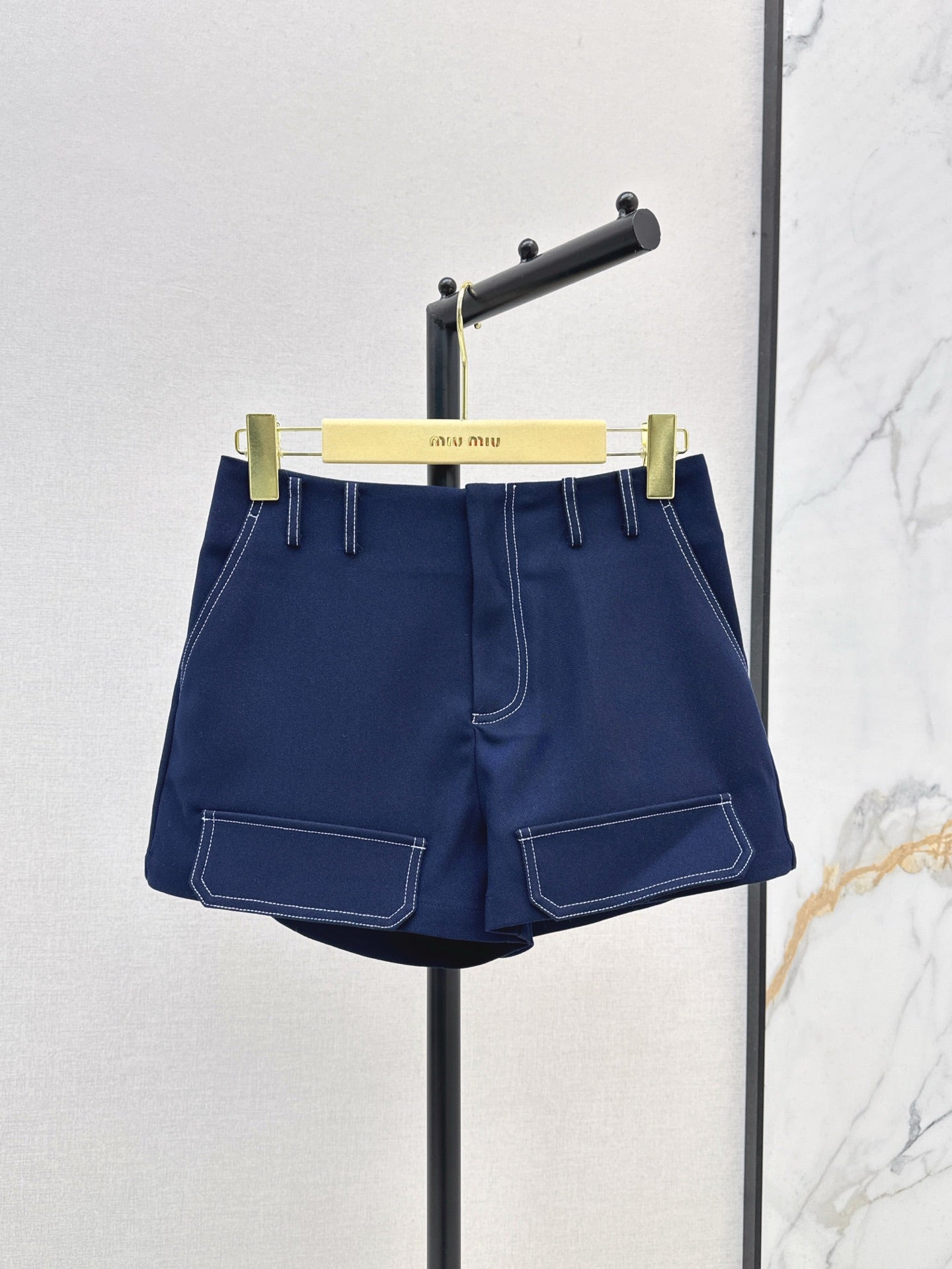 M*u  pocket A-line shorts
