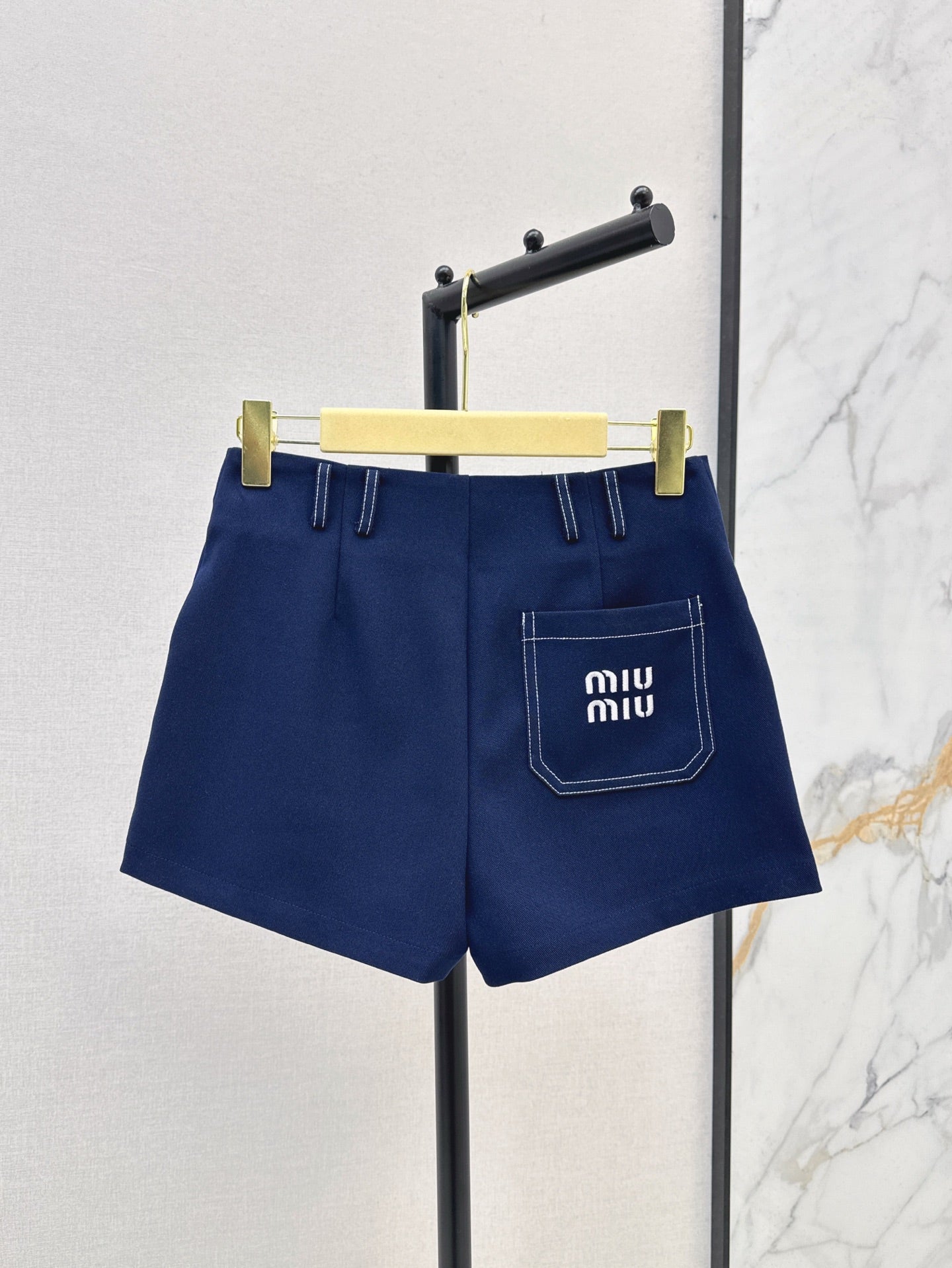 M*u  pocket A-line shorts