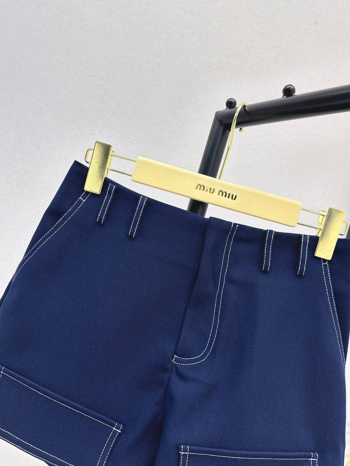 M*u  pocket A-line shorts