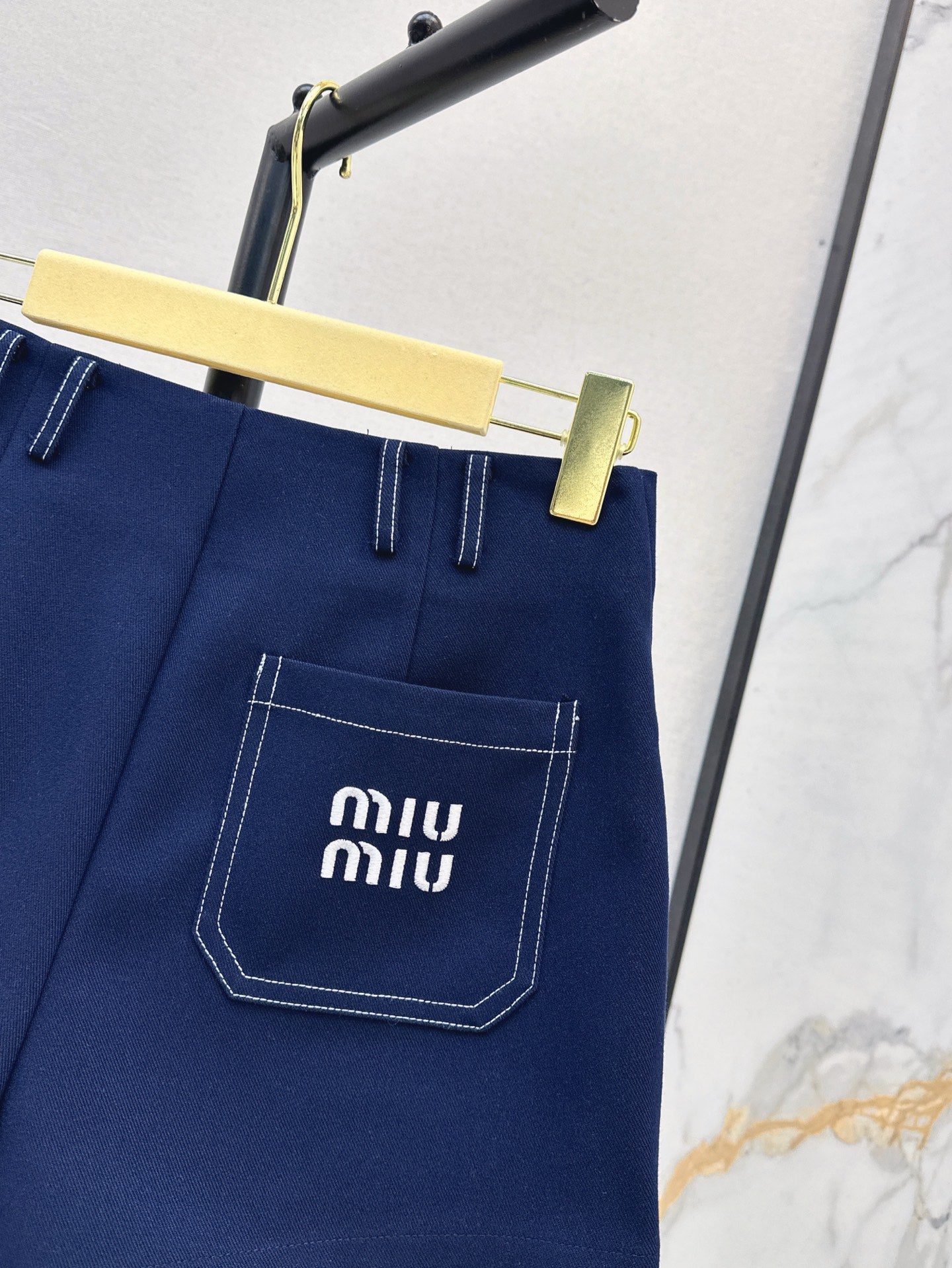 M*u  pocket A-line shorts