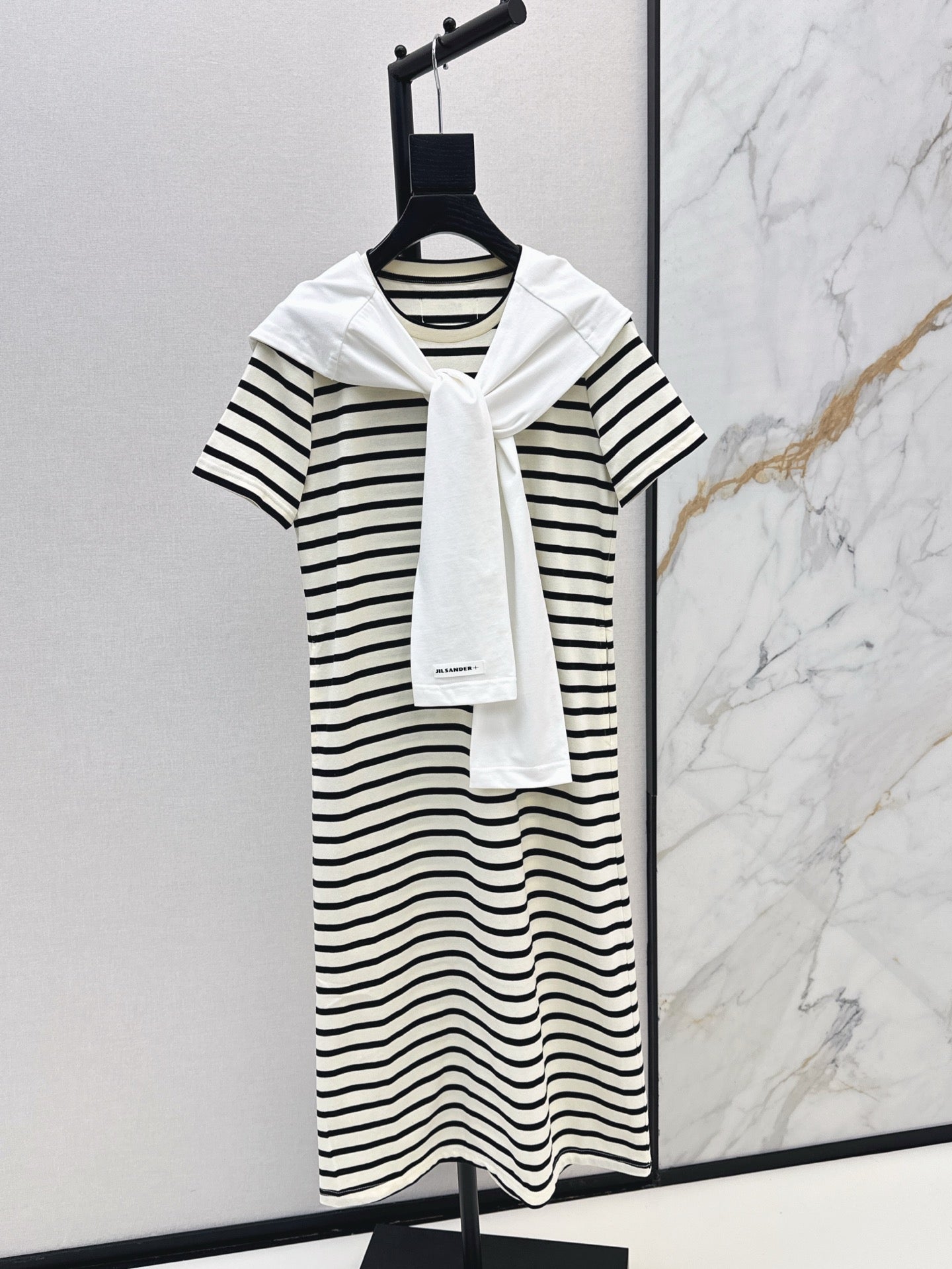 Jil* 25ss Striped casual straight dress