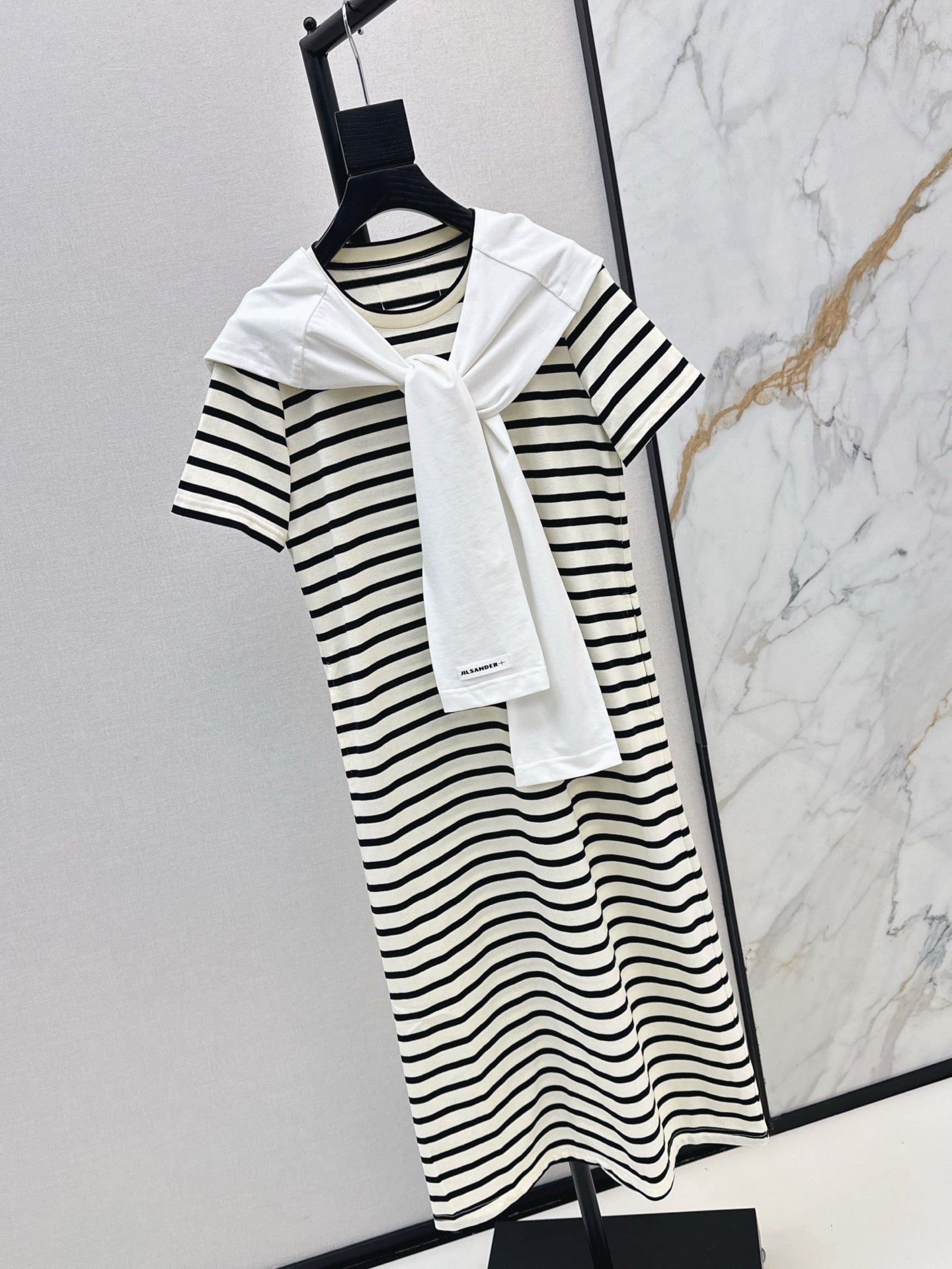 Jil* 25ss Striped casual straight dress