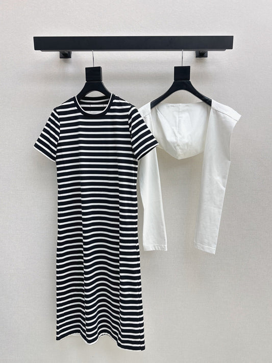 Jil* 25ss Striped casual straight dress