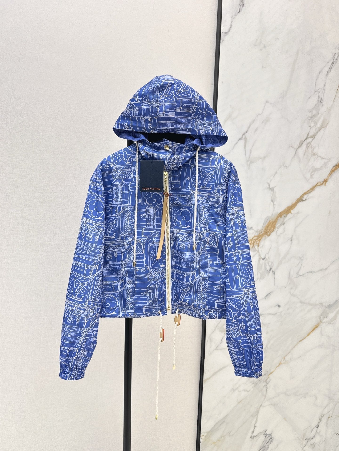Loui* 25ss Hooded printed jacket
