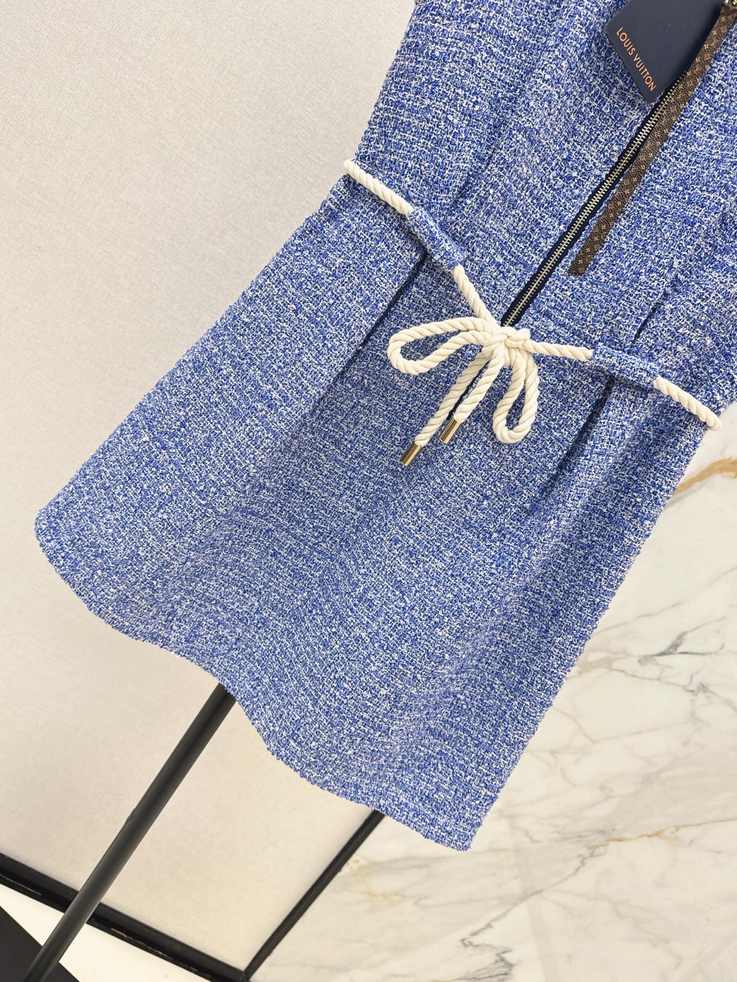 Loui* Zipper Short Sleeve Dress