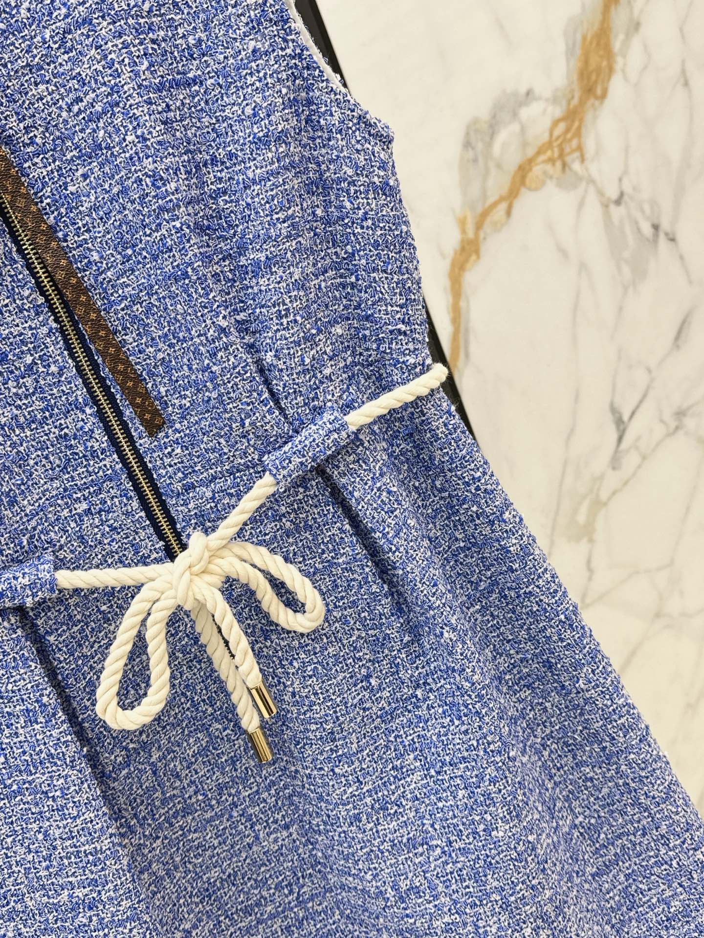 Loui* Zipper Short Sleeve Dress