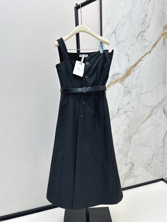D*r 25ss Leather belt designer dress