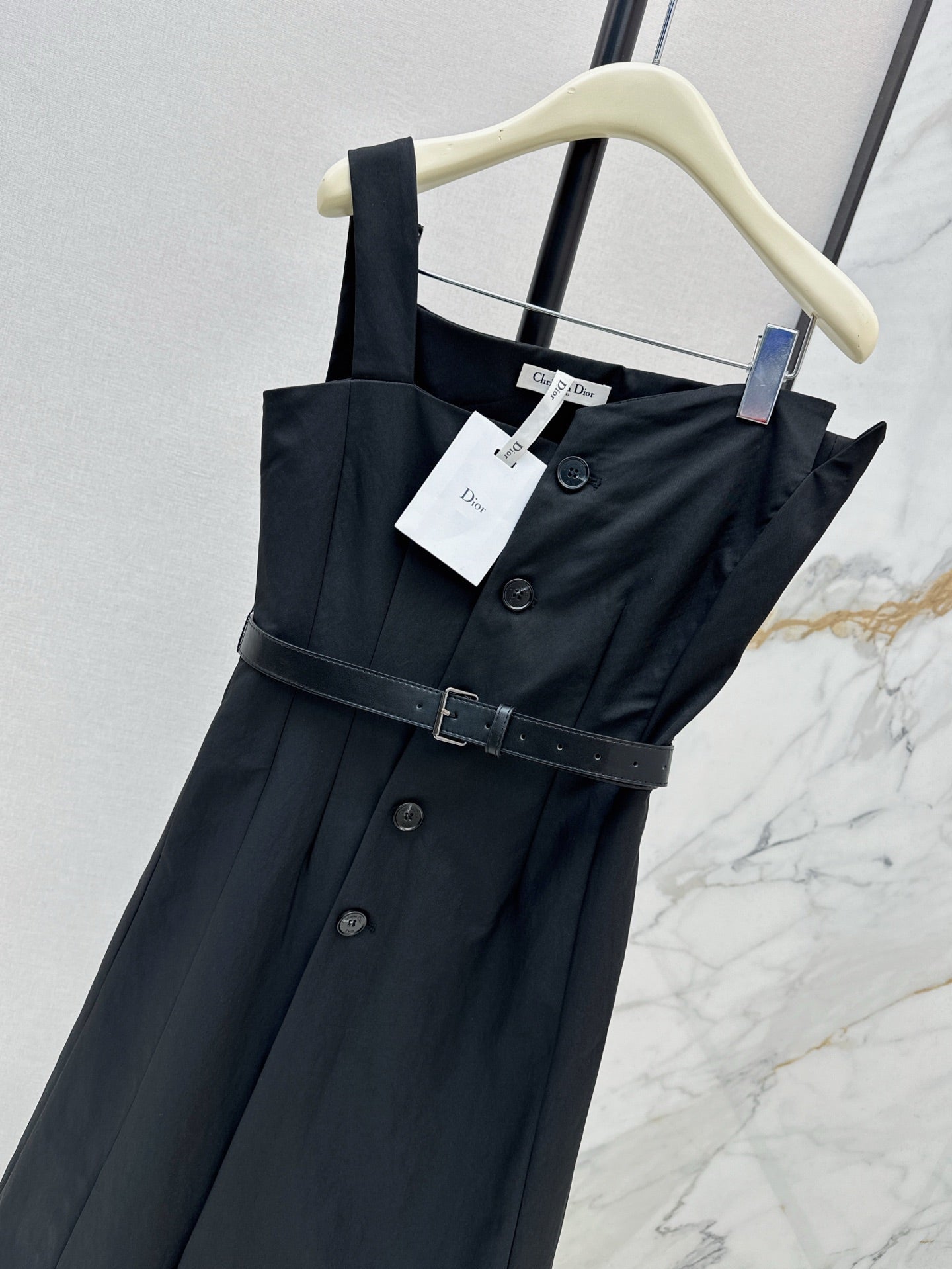 D*r 25ss Leather belt designer dress