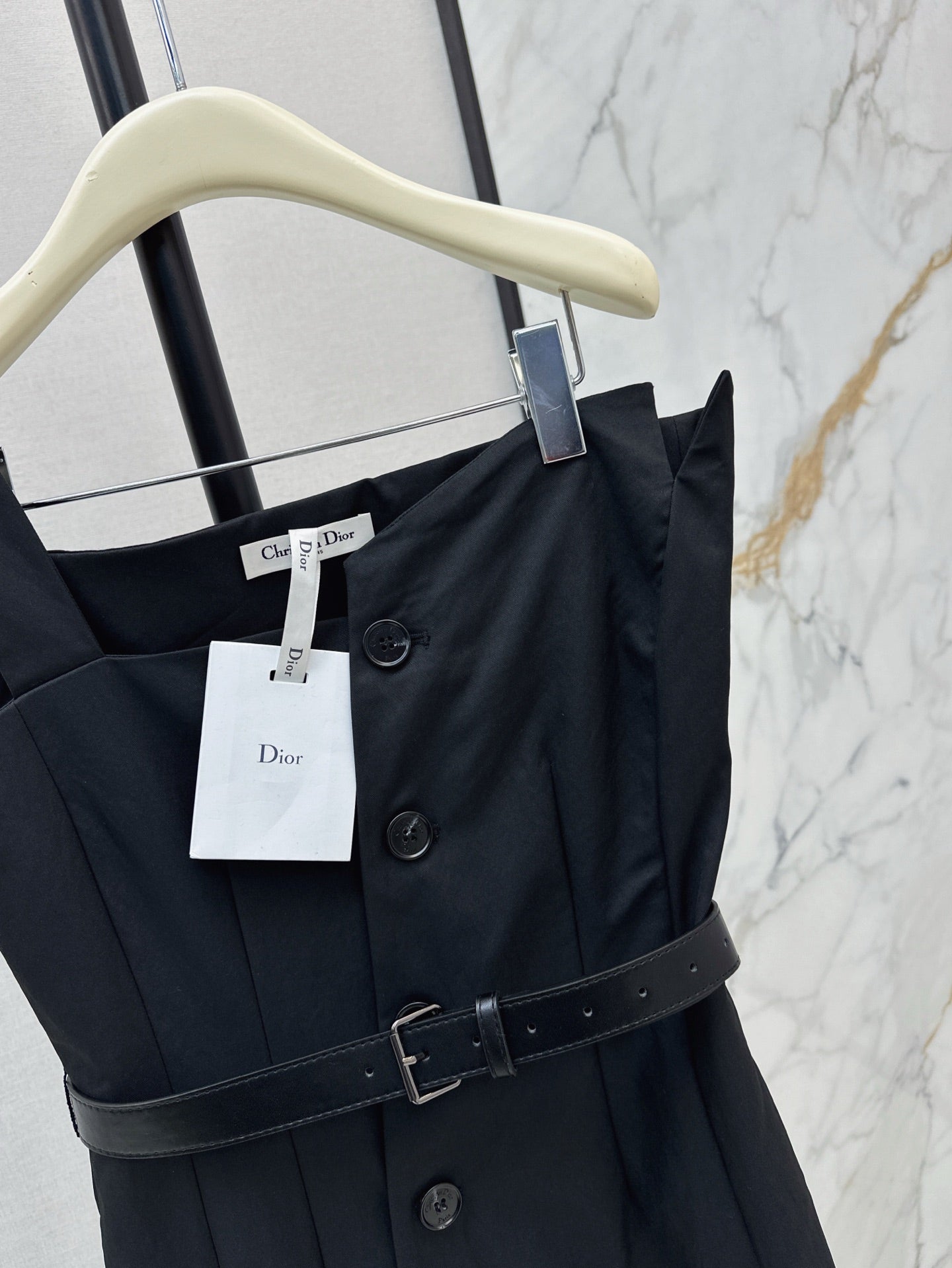 D*r 25ss Leather belt designer dress