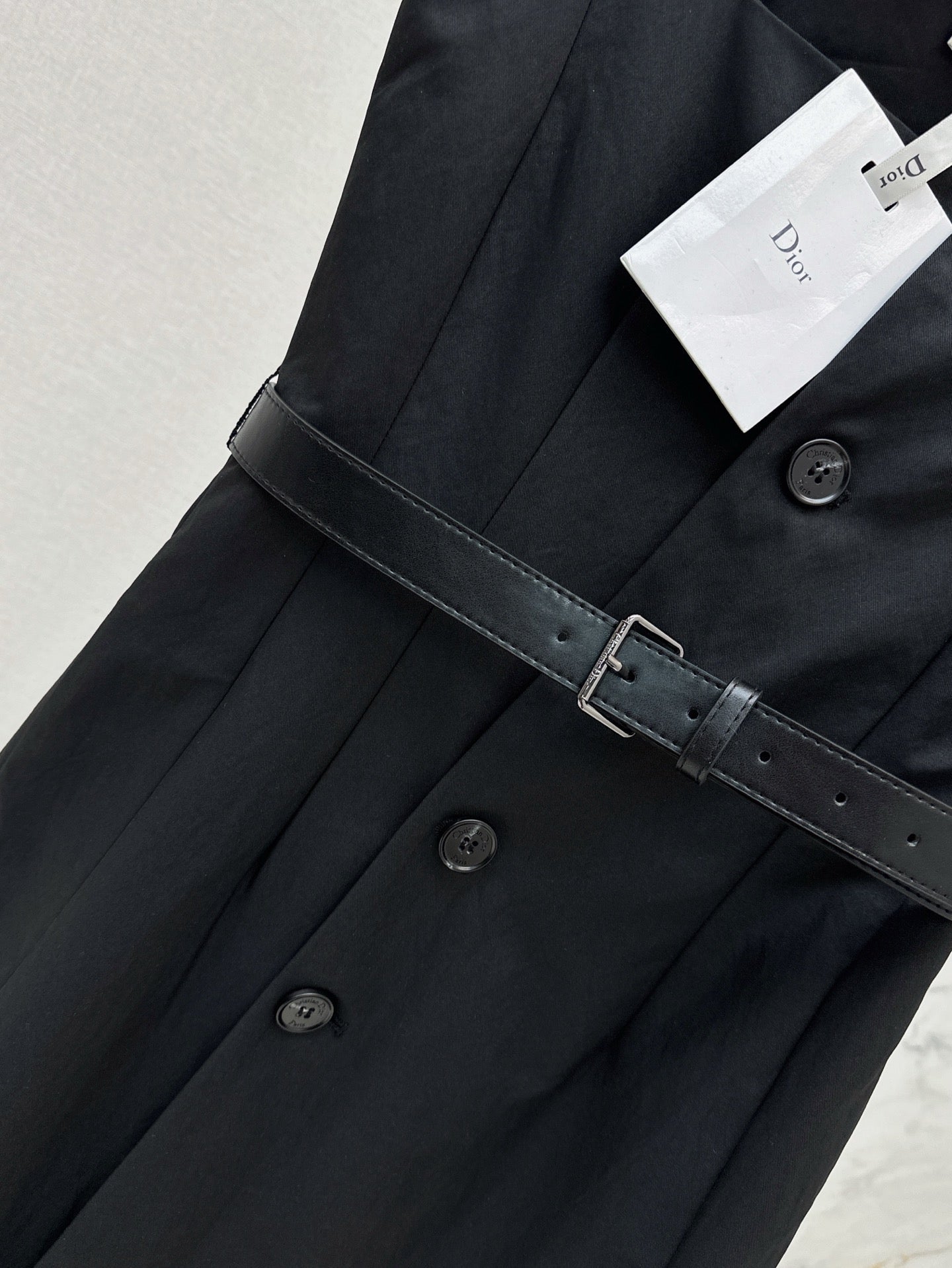 D*r 25ss Leather belt designer dress