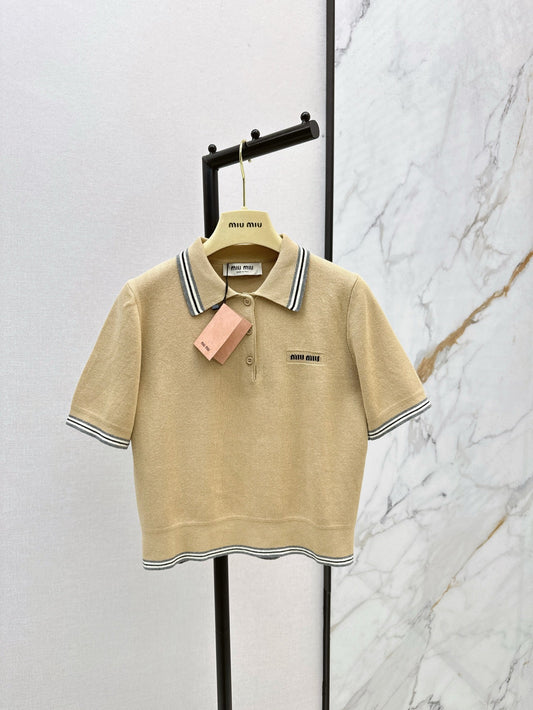 M*u 25ss Short sleeve knit top