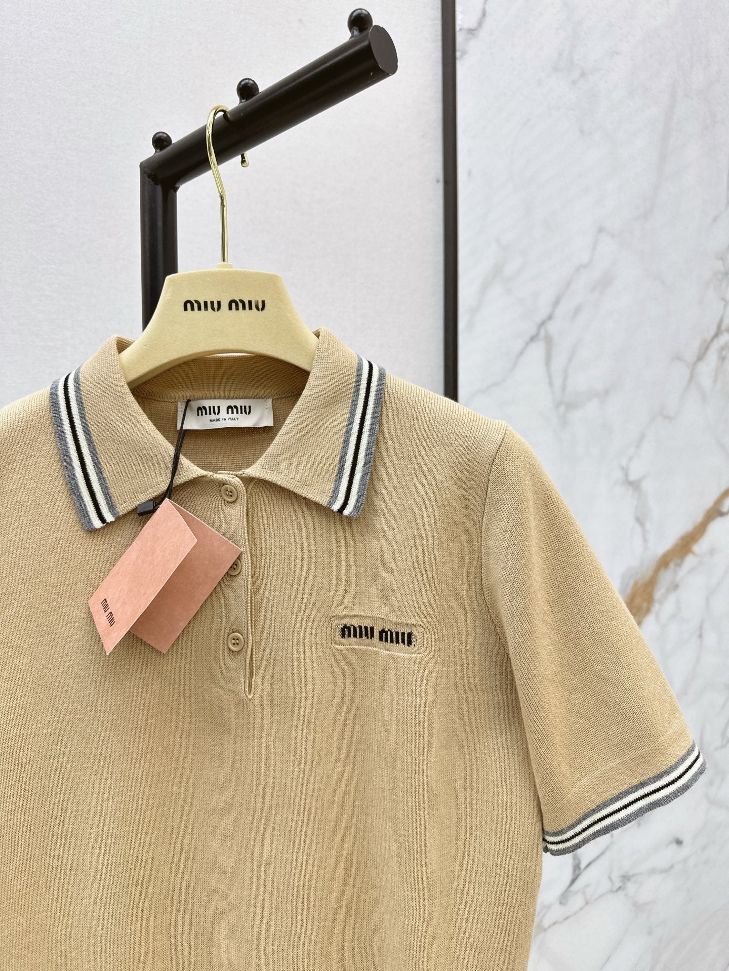 M*u 25ss Short sleeve knit top