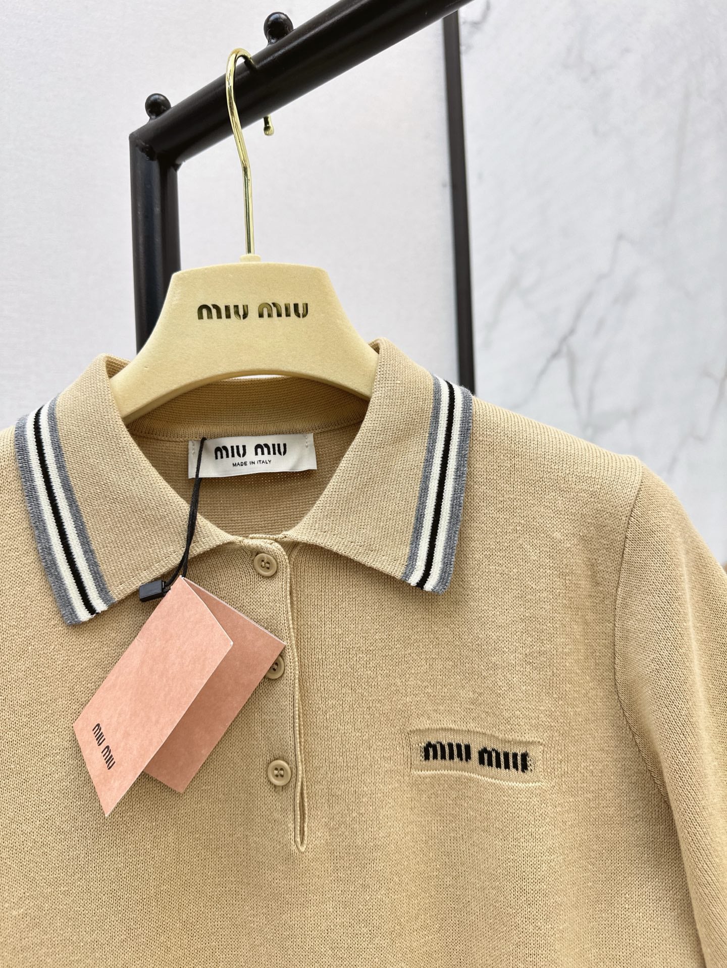 M*u 25ss Short sleeve knit top