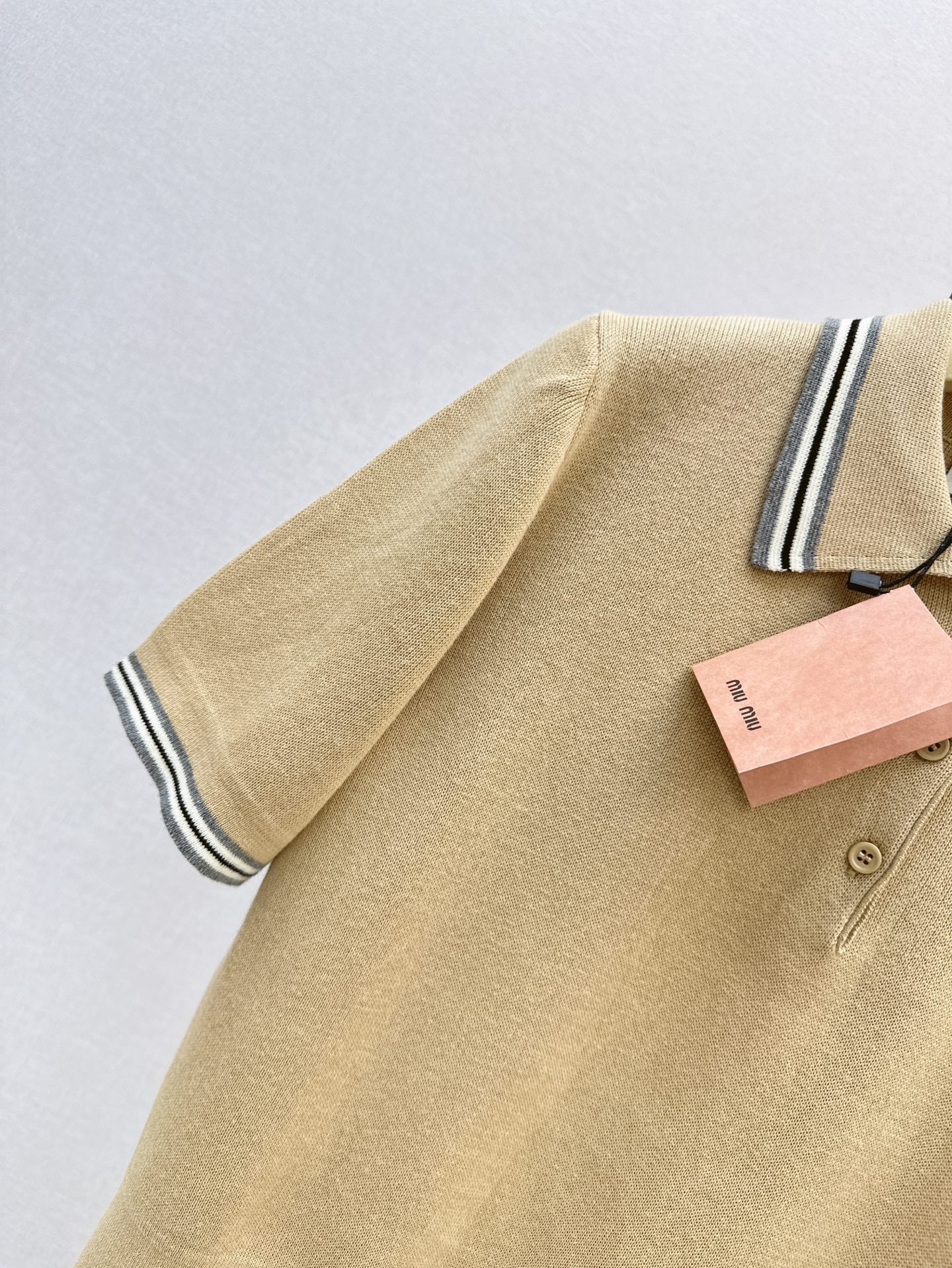 M*u 25ss Short sleeve knit top