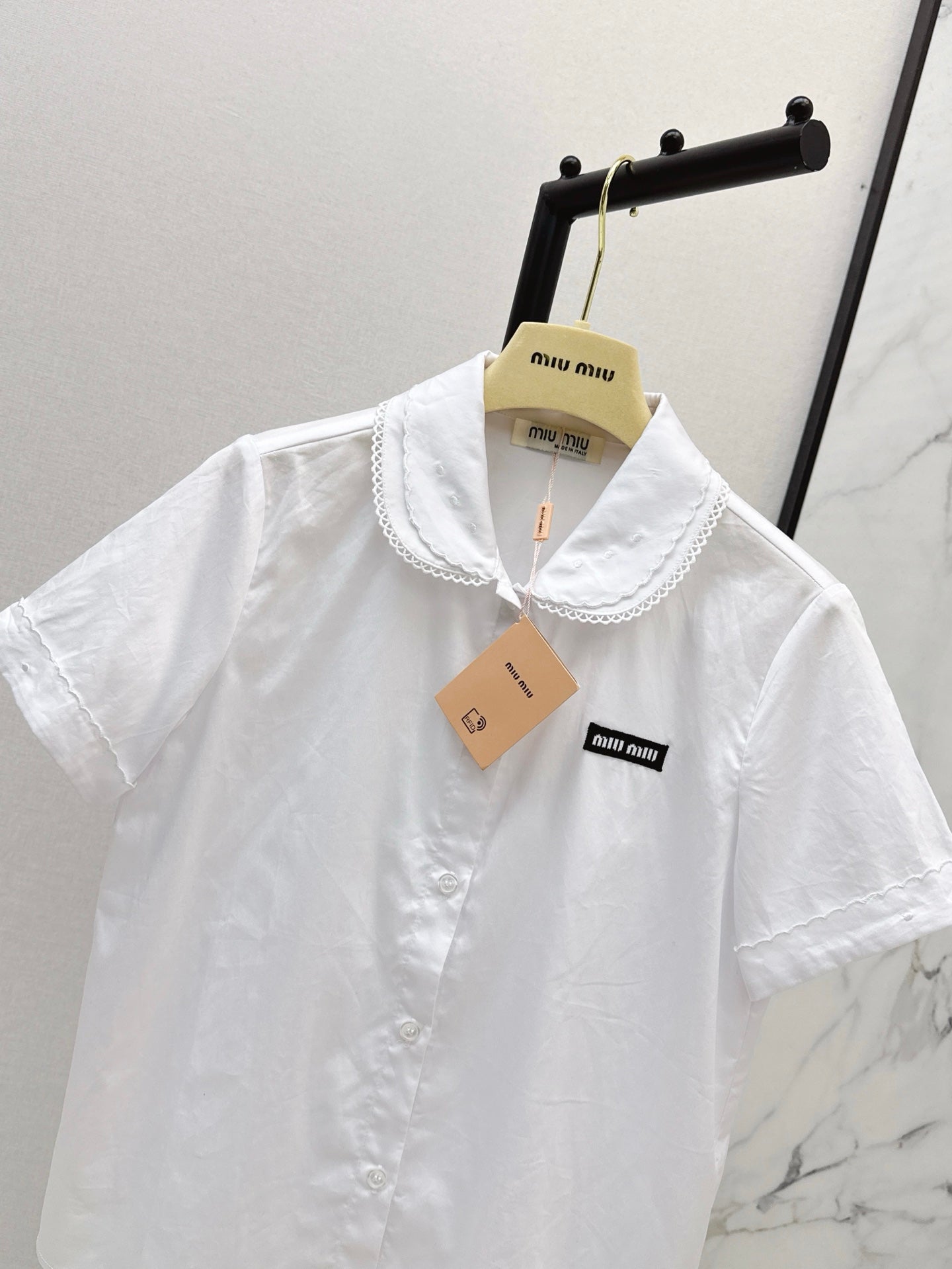 M*u 25ss Slubbed poplin shirt