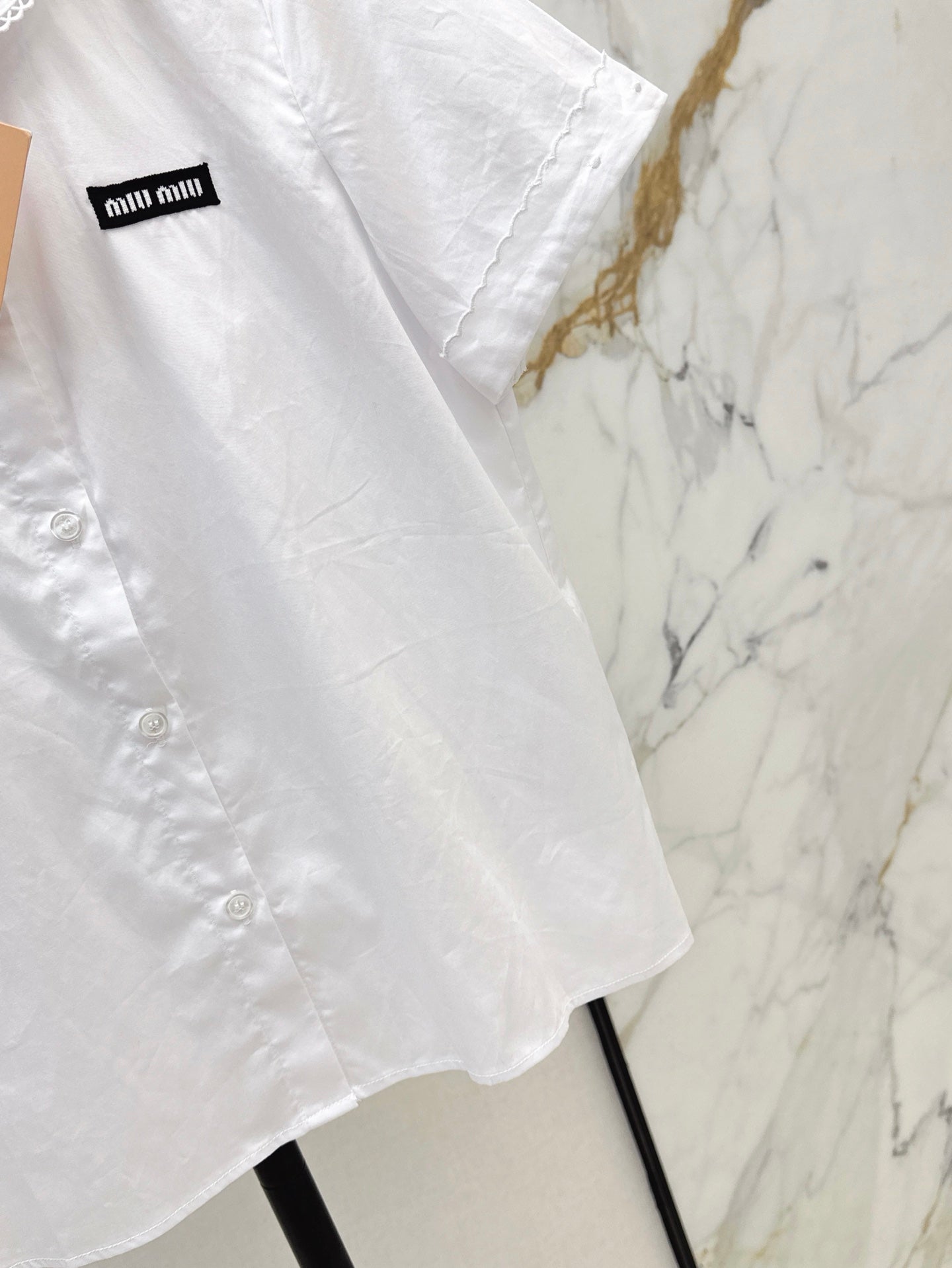 M*u 25ss Slubbed poplin shirt