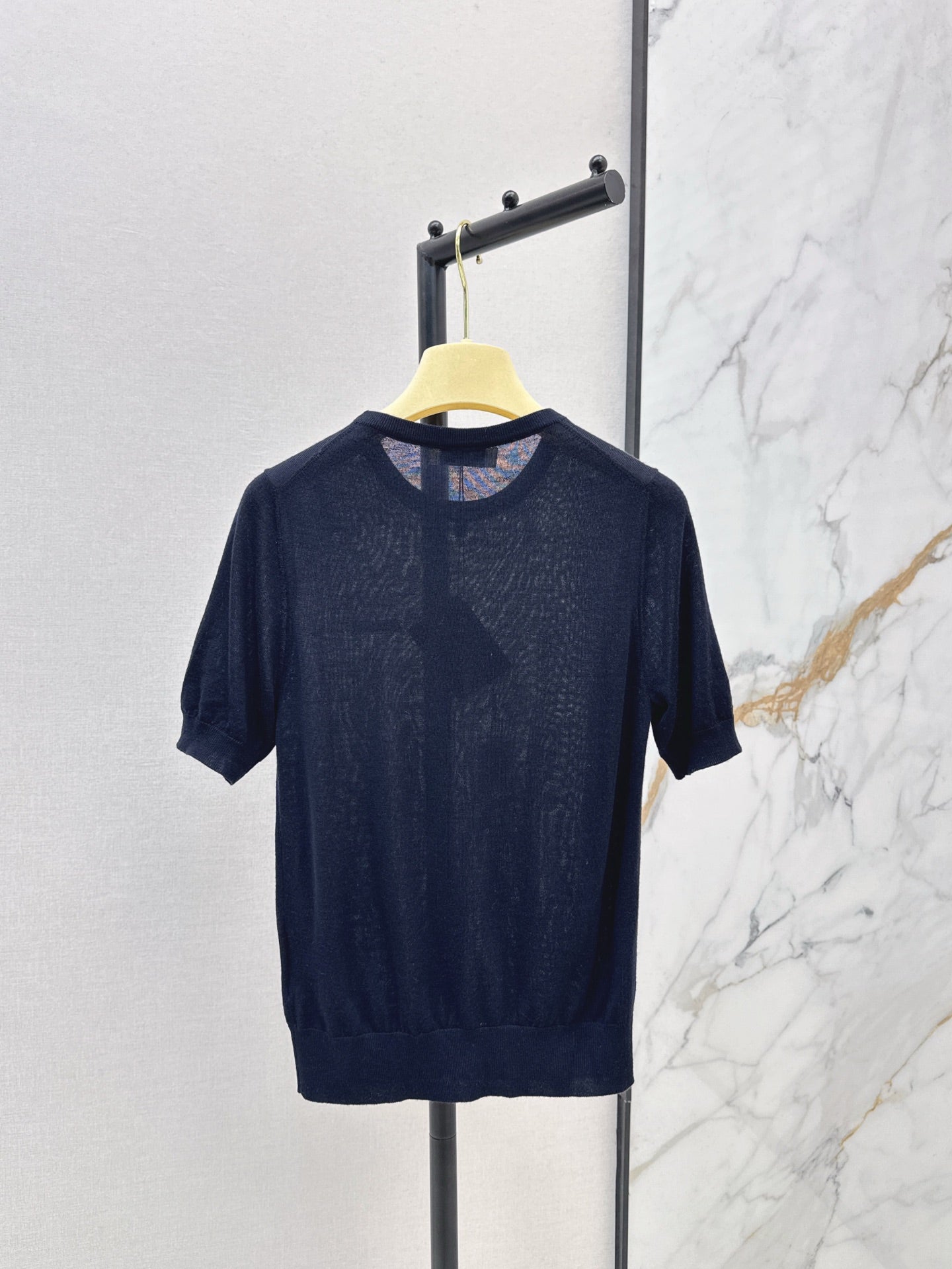 M*u 25ss Cashmere and silk cable-knit crew-neck sweater