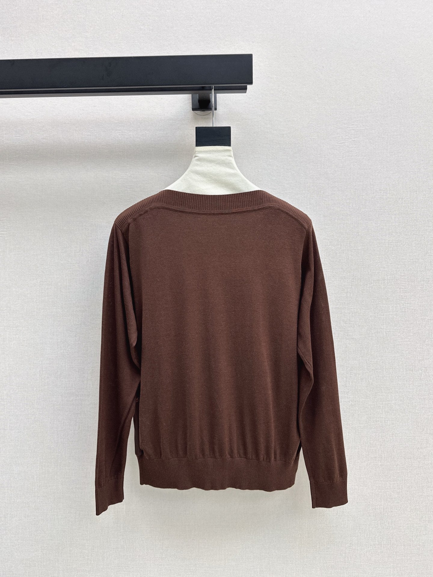 Herm* Long-sleeve twillaine sweater