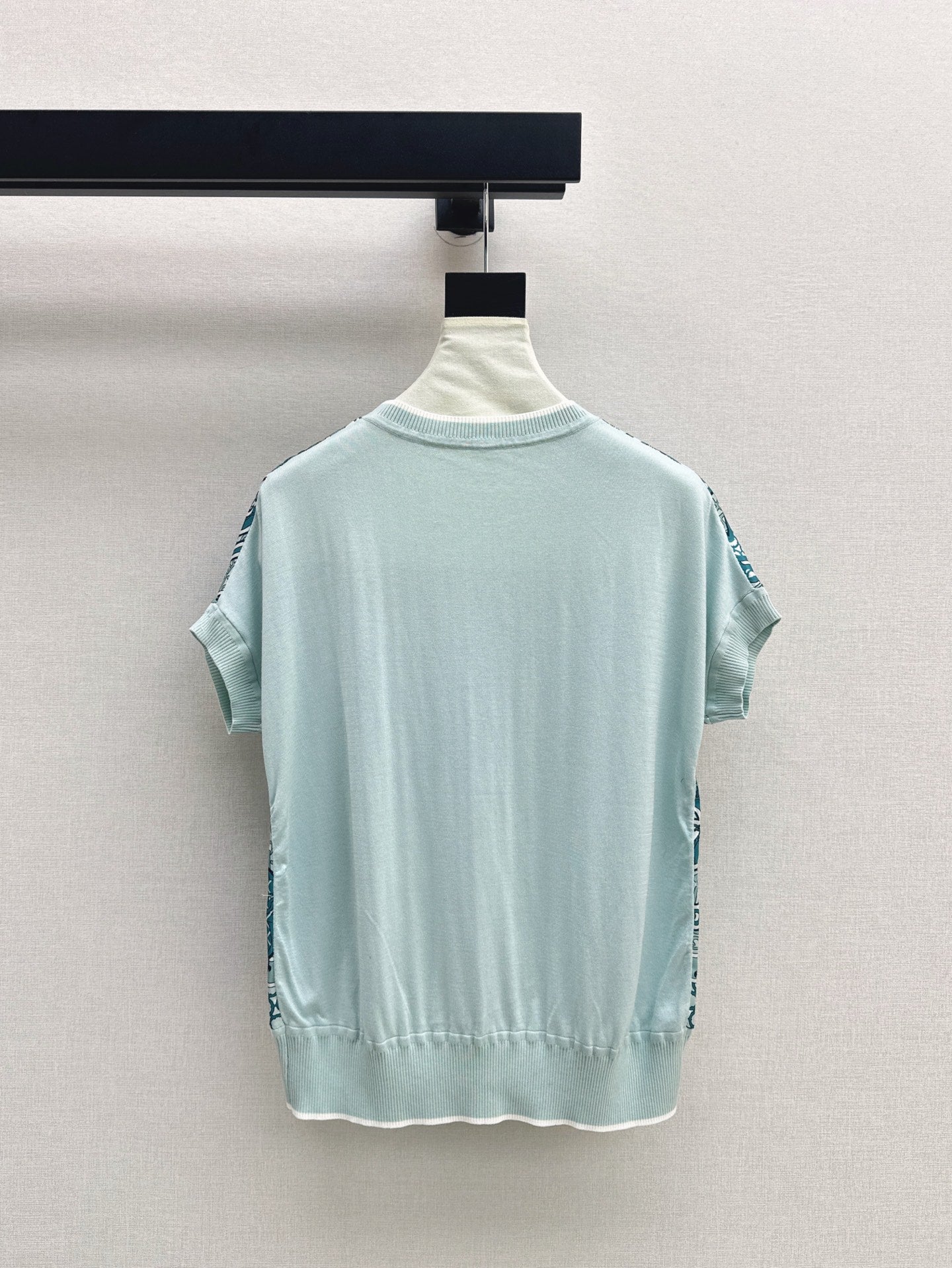 Herm* Short-sleeve twillaine sweater