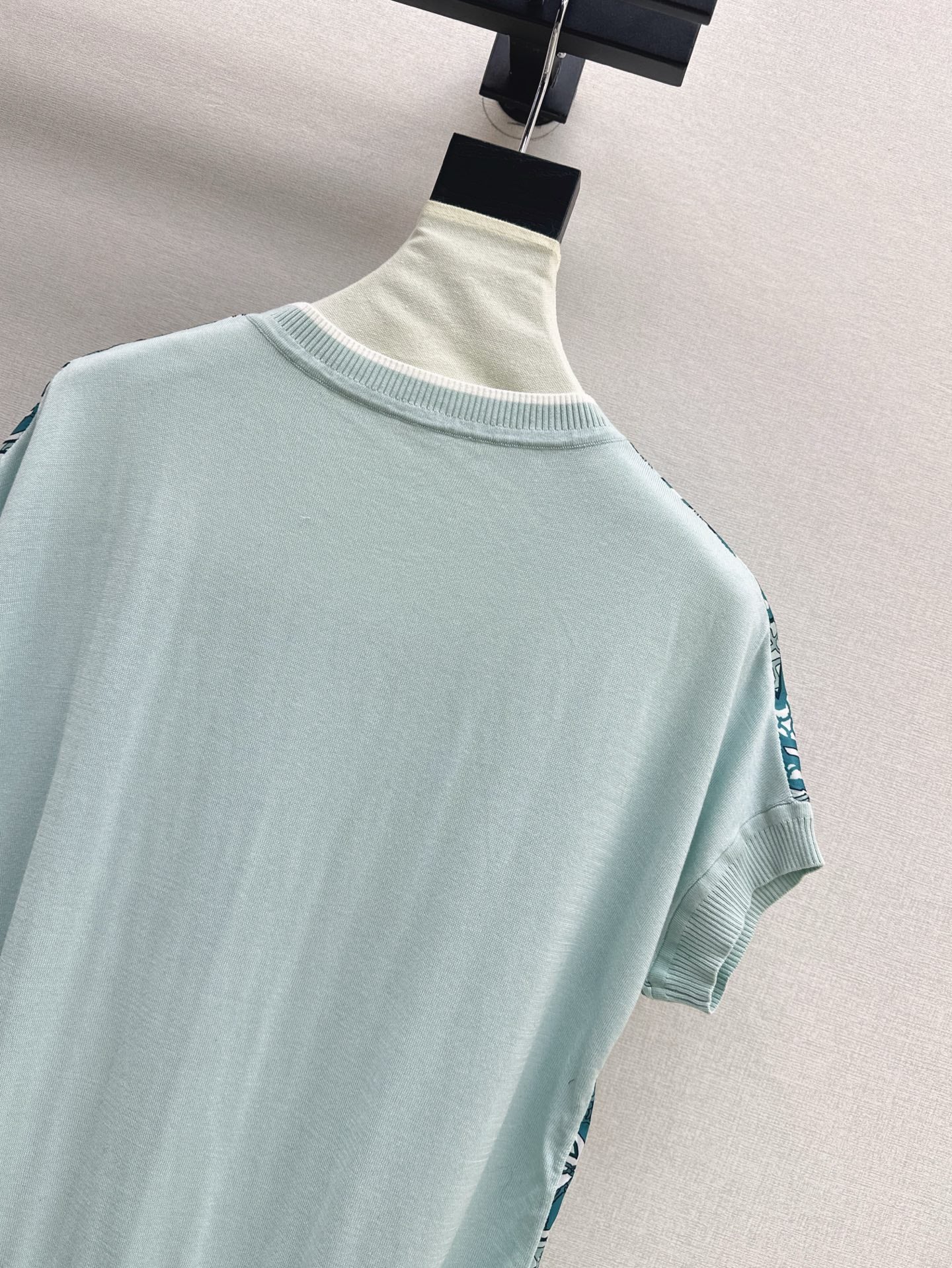 Herm* Short-sleeve twillaine sweater