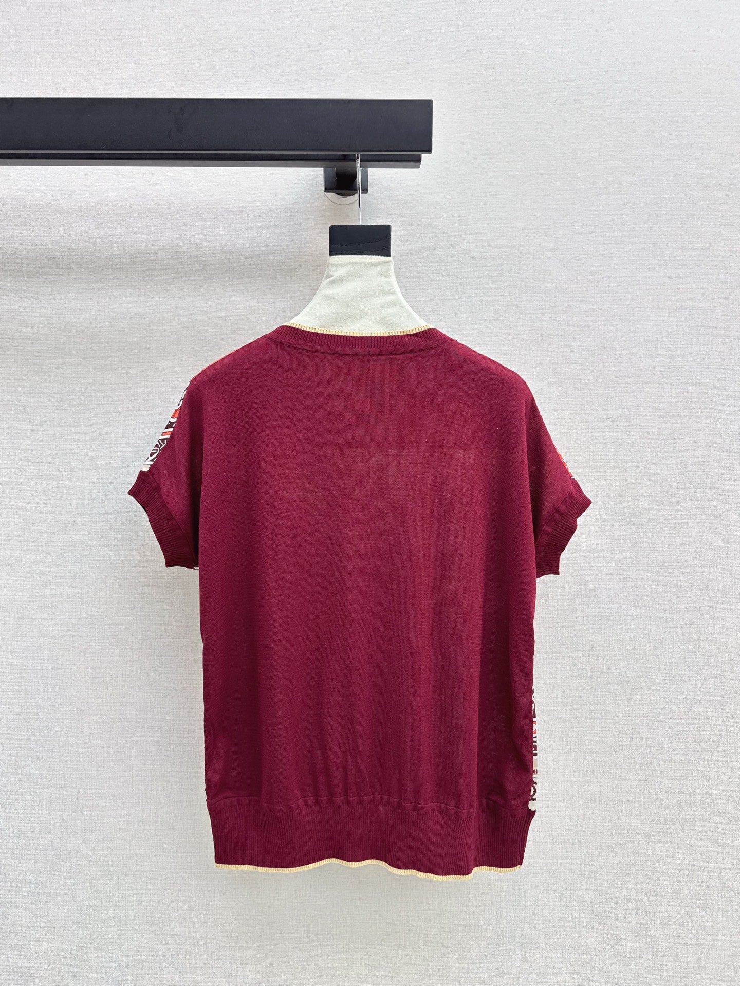 Herm* Short-sleeve twillaine sweater