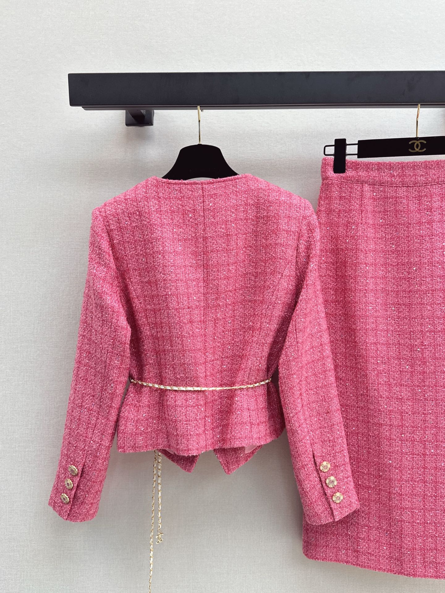 C*nel tweed Jacket + Skirt suit